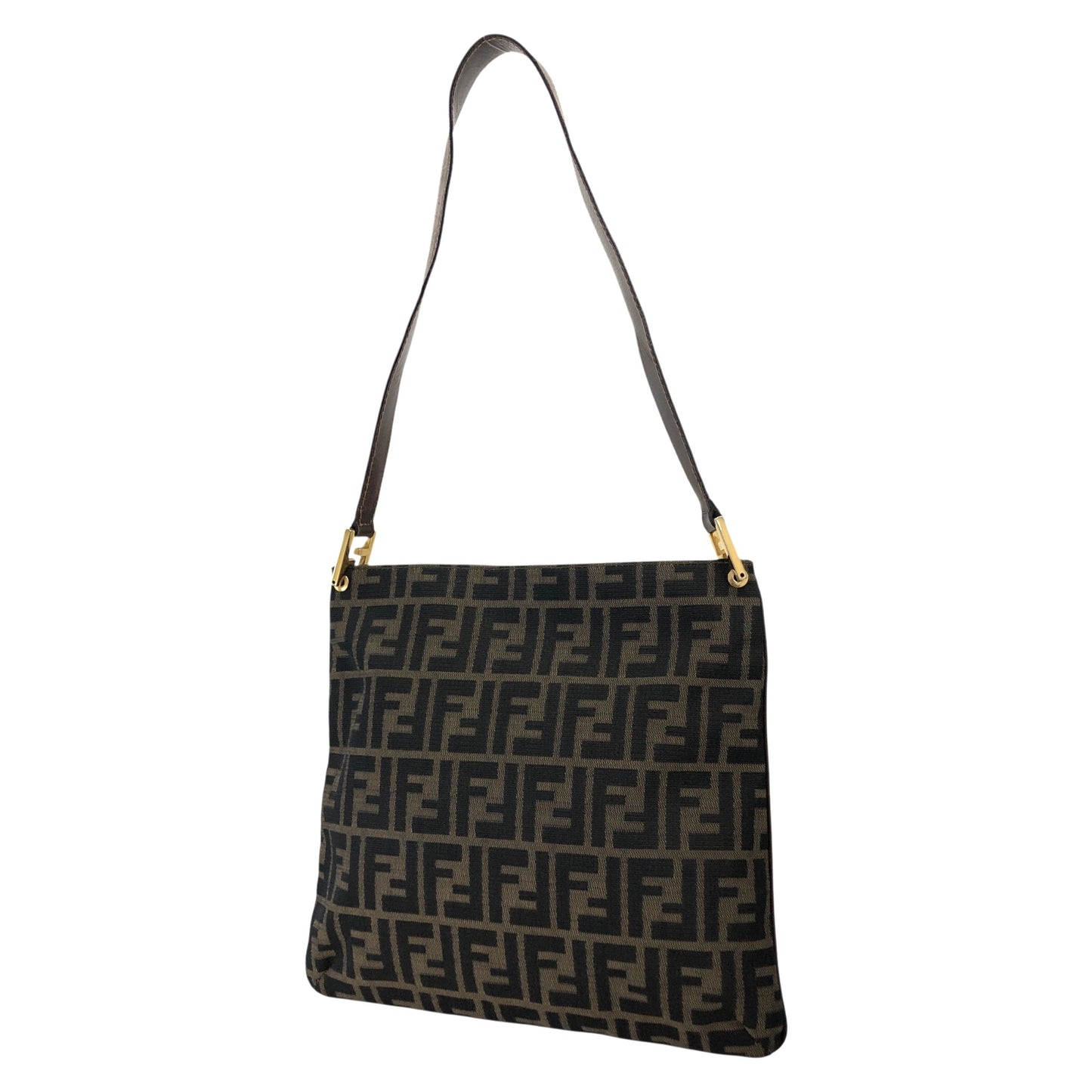 FENDI Zucca Shoulder bag Brown Vintage si43ga