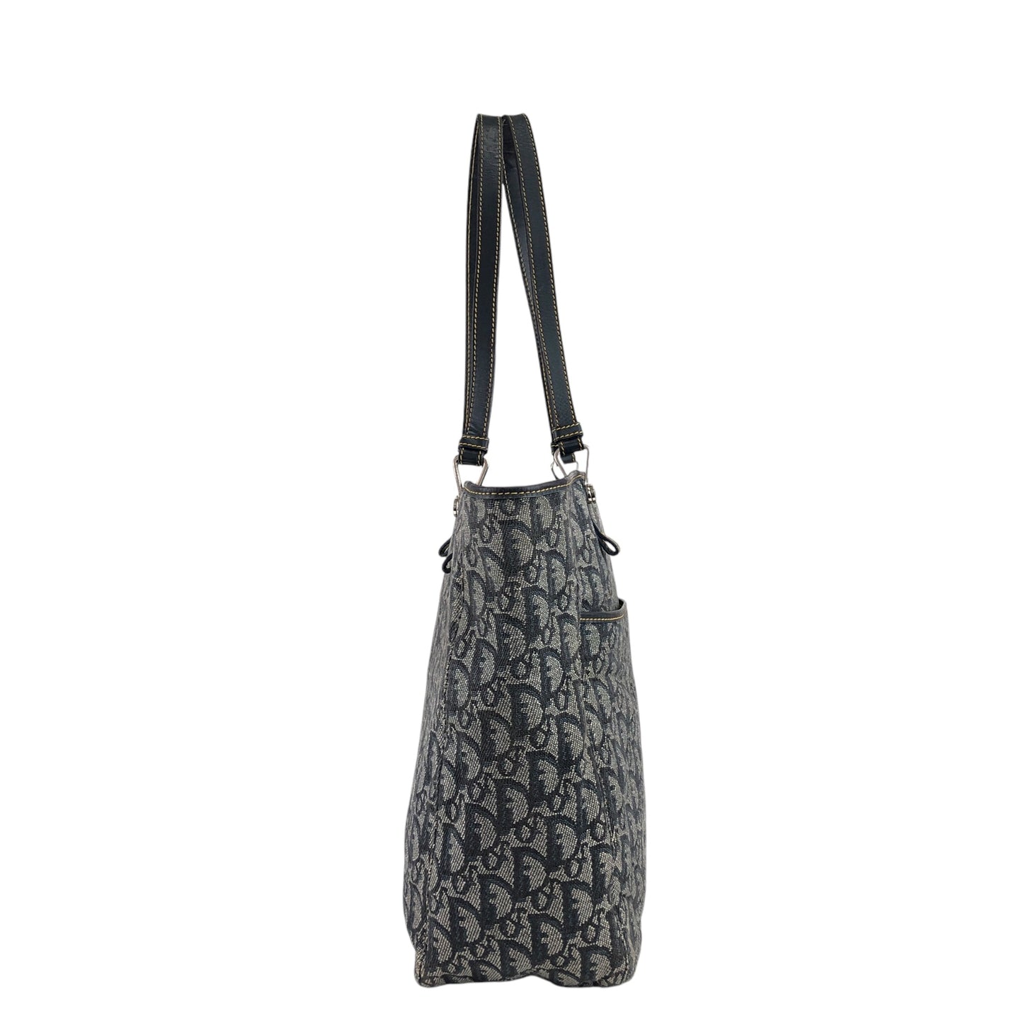 Christian Dior Trotter Totebag Navy Vintage mf286d