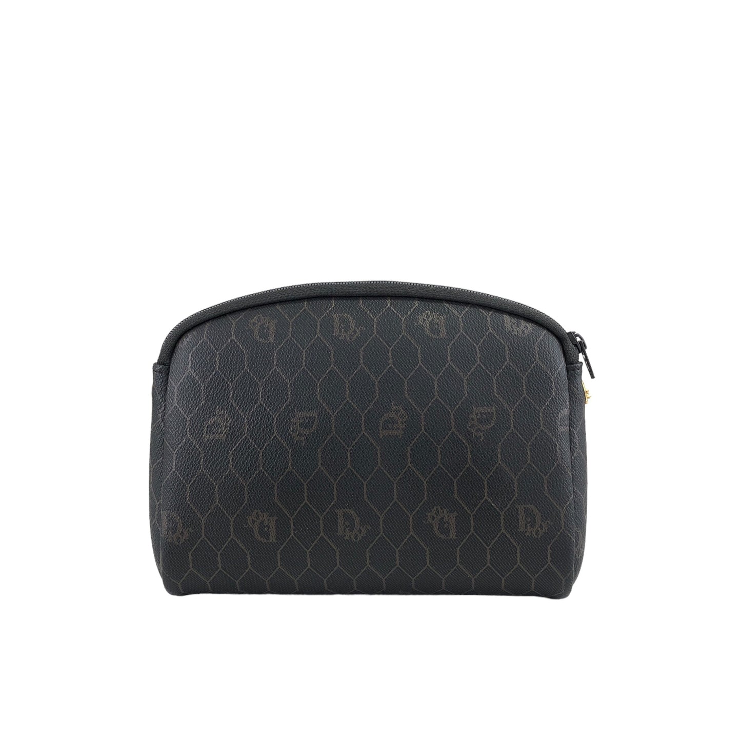 Christian Dior Honeycomb Chain Shoulder bag Black Vintage a826ev