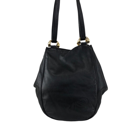 LOEWE Anagram Shoulder bag Black Vintage g6acrx