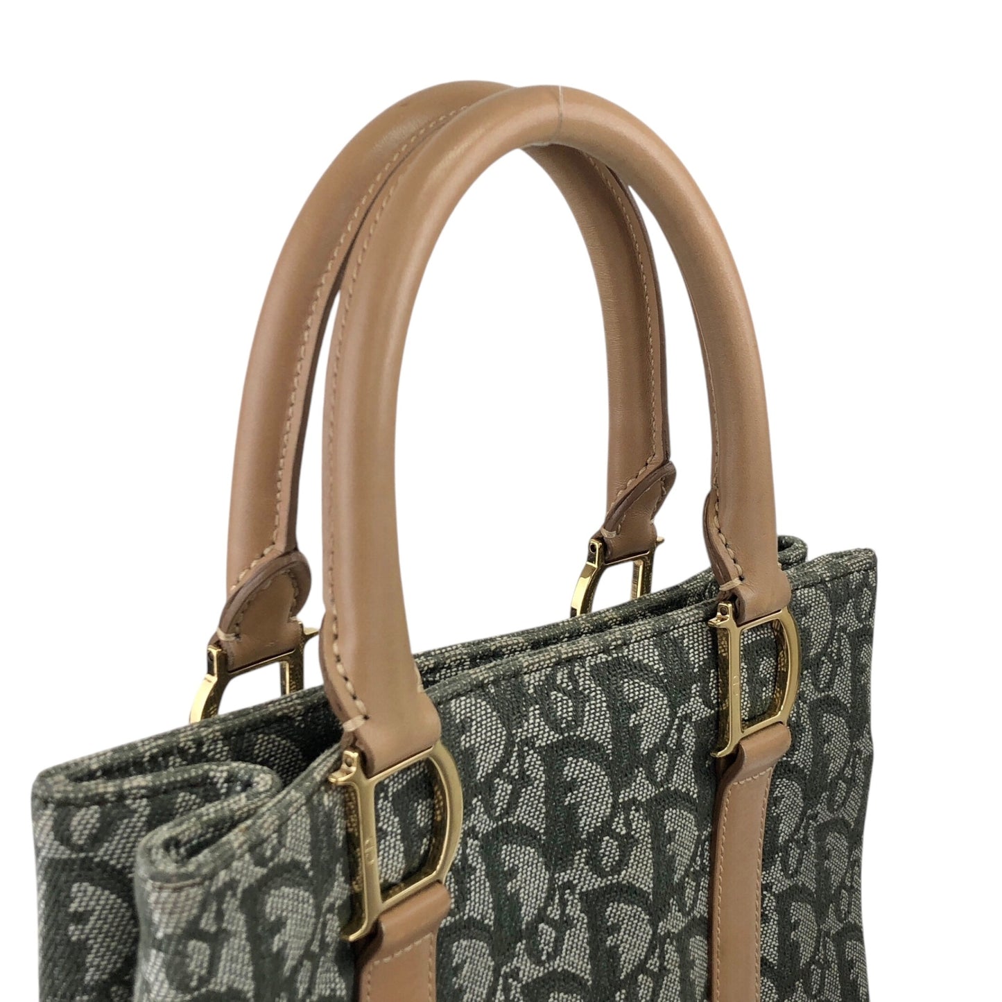 Christian Dior Trotter Handbag Green Vintage vcheai