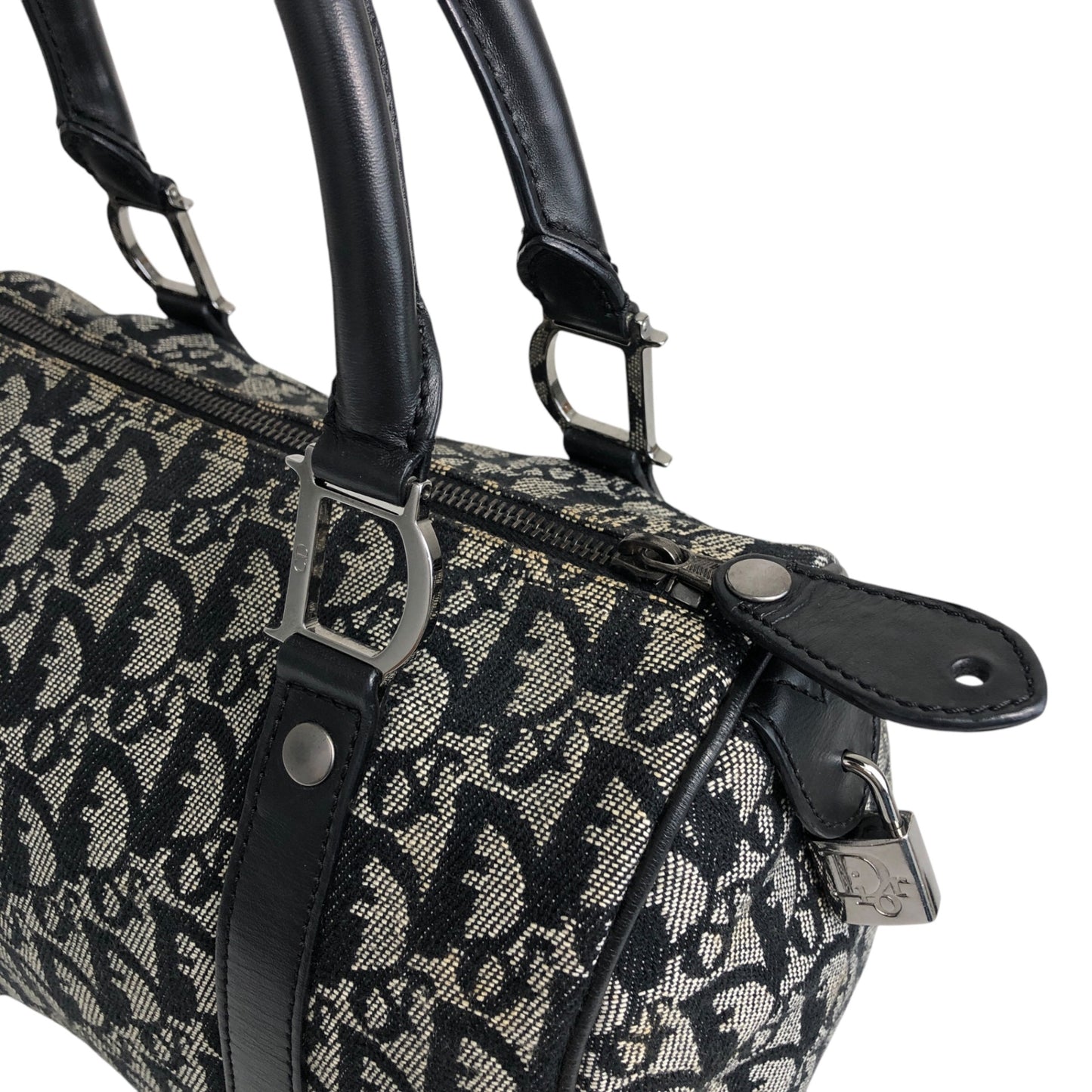 Christian Dior Trotter 手提包 波士頓包 黑色 復古 gyebye