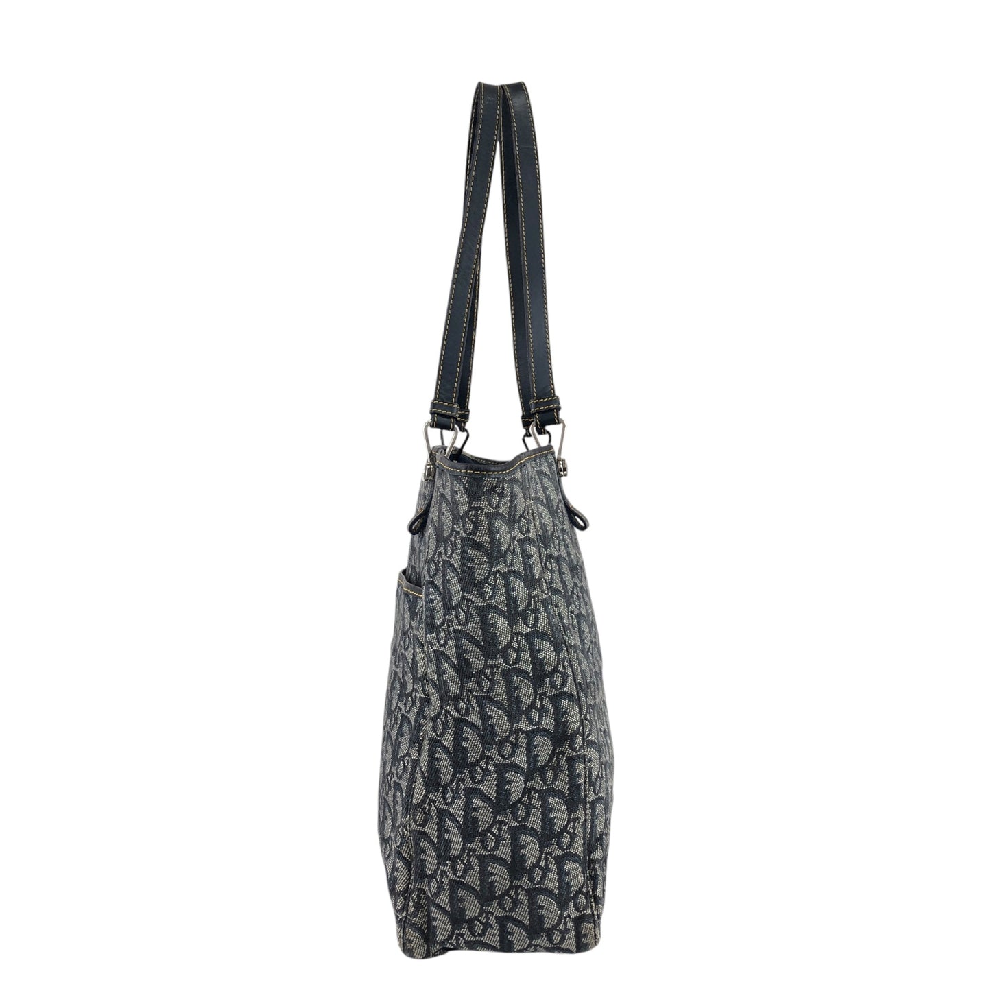 Christian Dior Trotter Totebag Navy Vintage mf286d