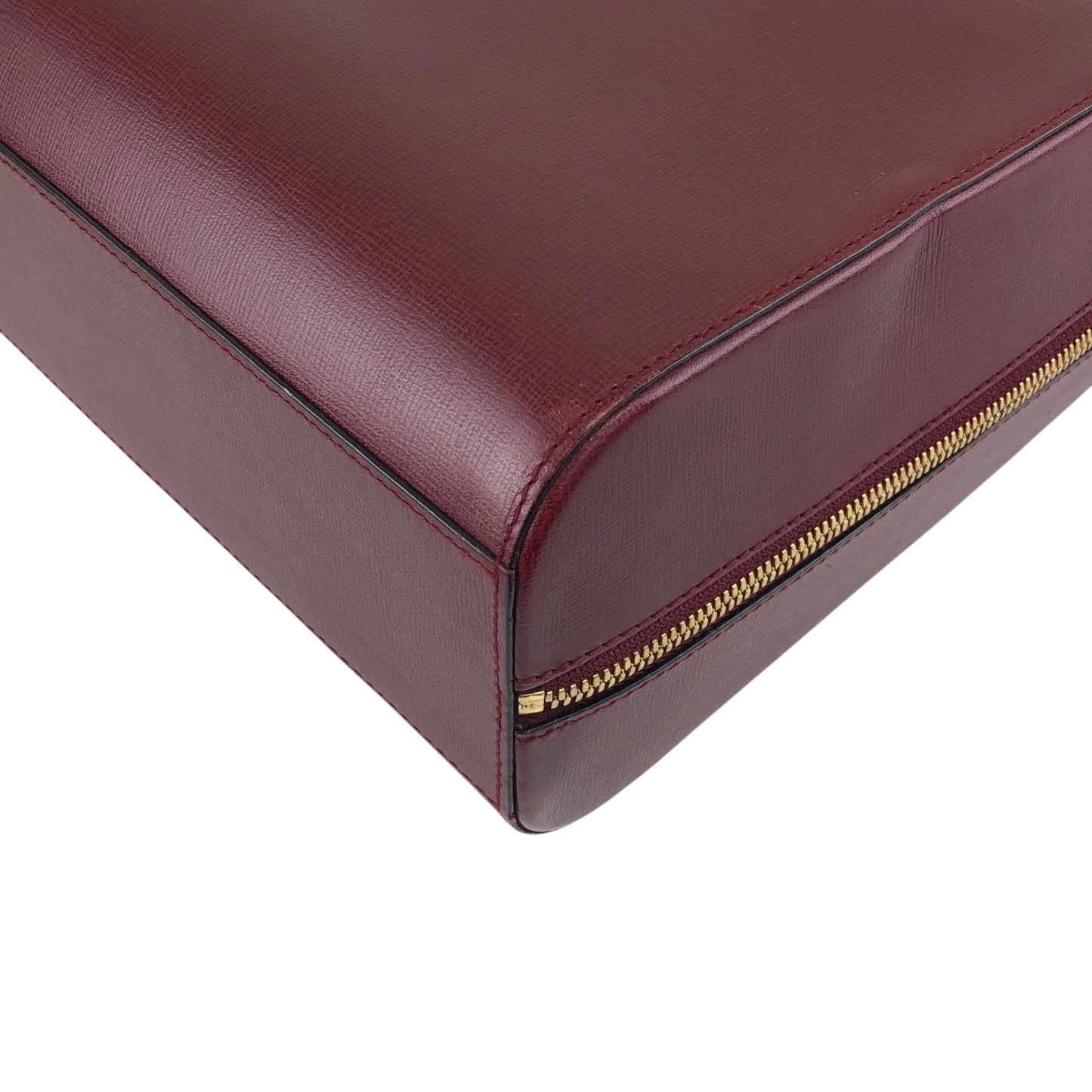 Cartier Two-way Handbag Shoulder bag Bordeaux Vintage d6tb8y