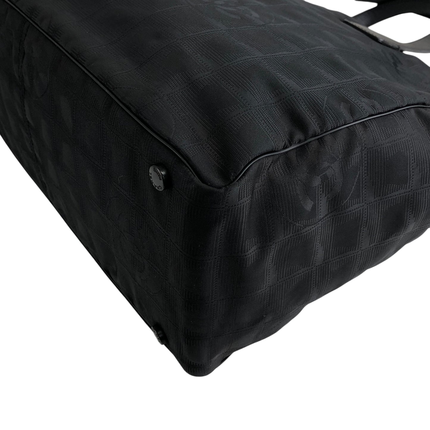CHANEL New Travel Line Totebag Black Vintage j88xfn