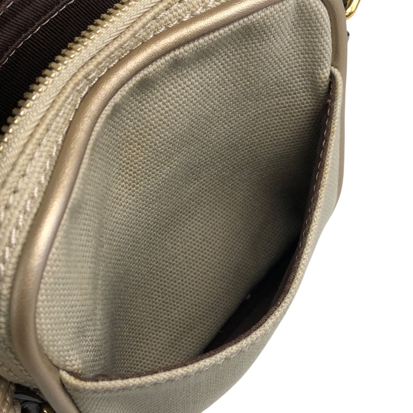 LOEWE Anagram Small Shoulder bag Beige Vintage meahck
