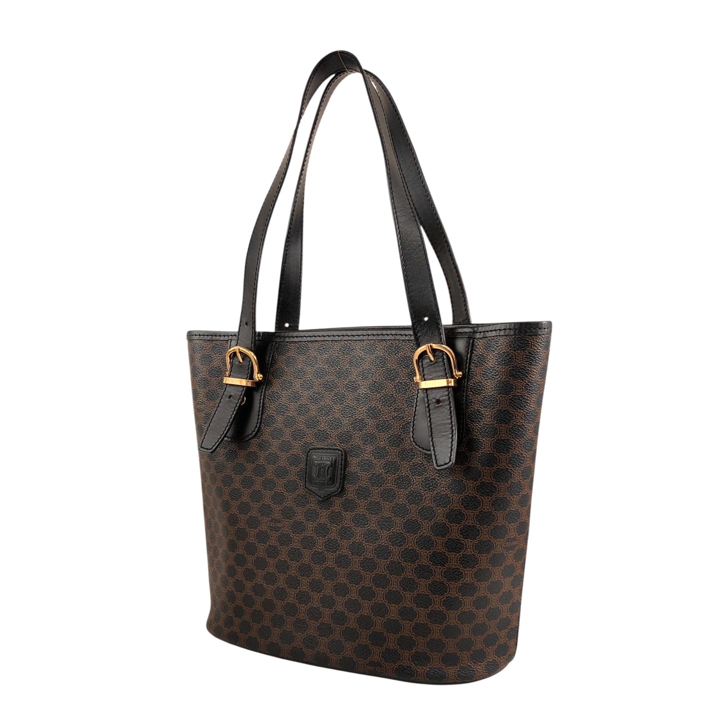 CELINE Macadam Blason Totebag Black Vintage jxzimy