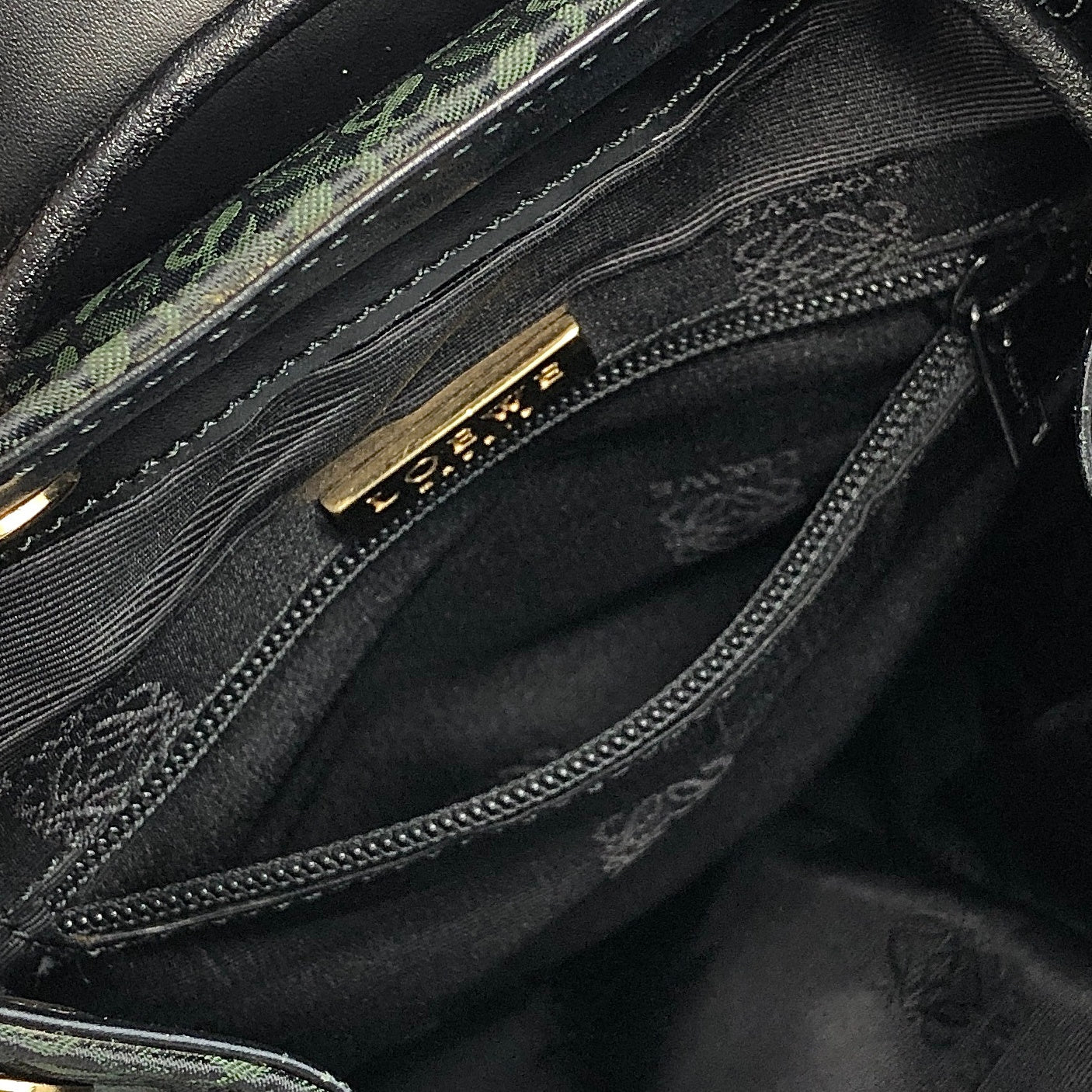LOEWE Backpack Green Vintage si4hbw