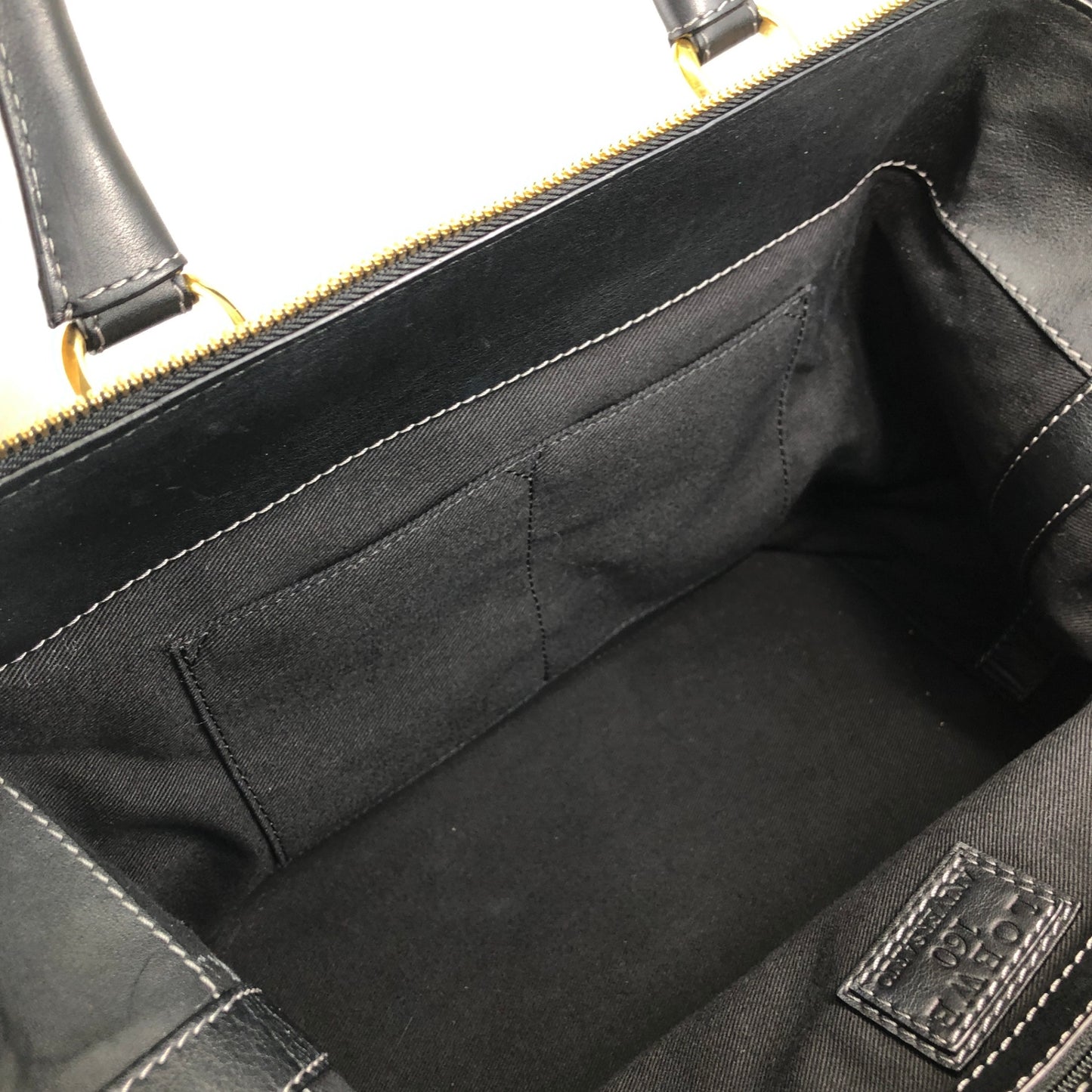 LOEWE Handbag Boston bag Black Vintage cx5sz7