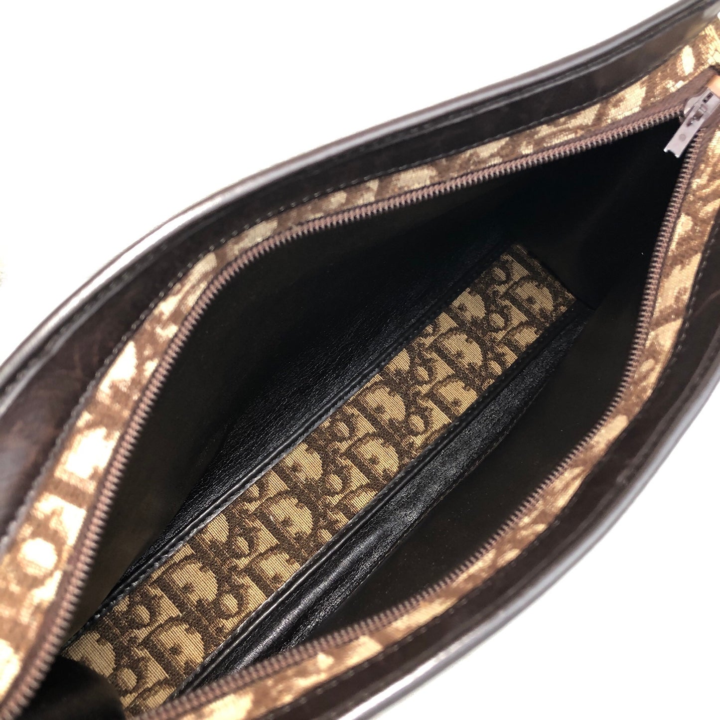 Christian Dior Trotter Logo 肩背包 棕色 復古 6durdn