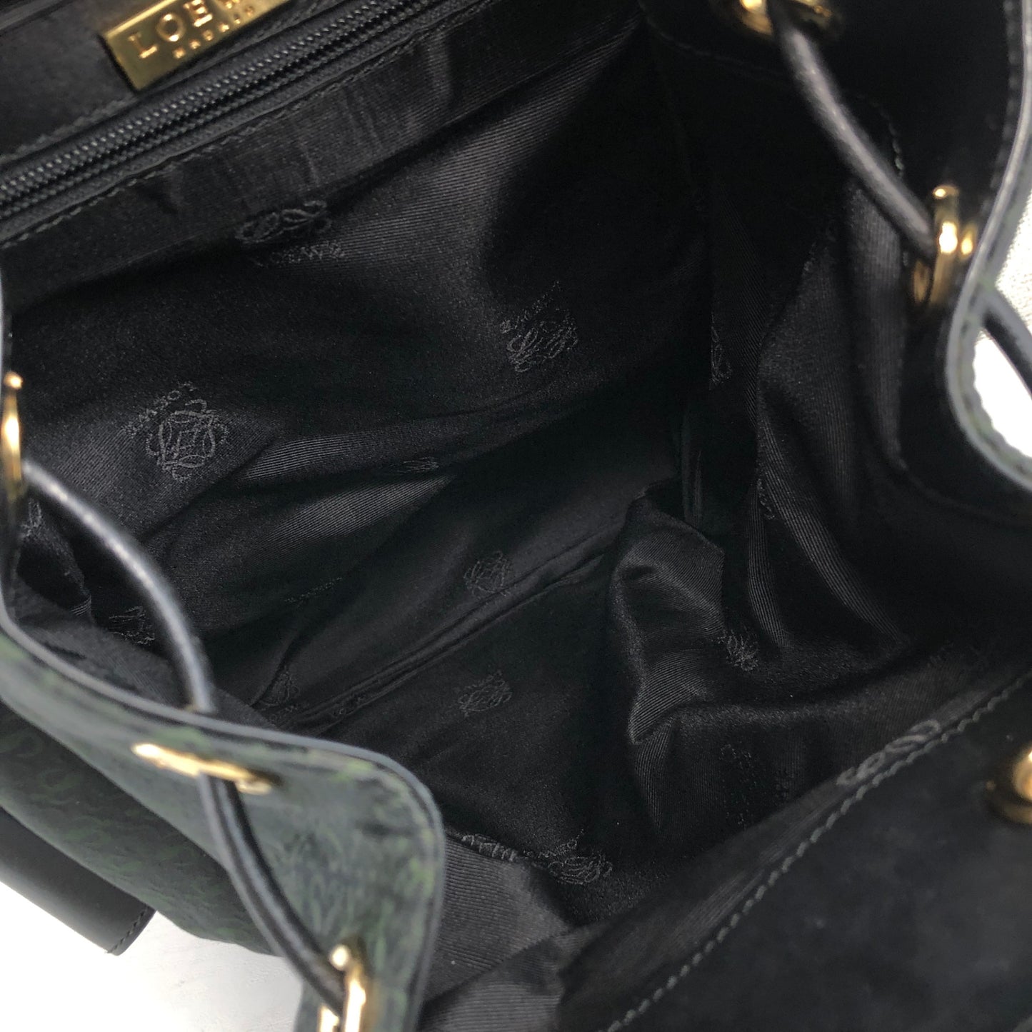 LOEWE Backpack Green Vintage si4hbw