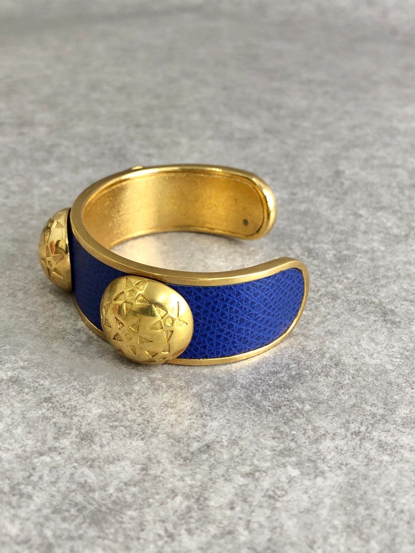 CELINE Starball Bangle Blue Vintage 85vn4y