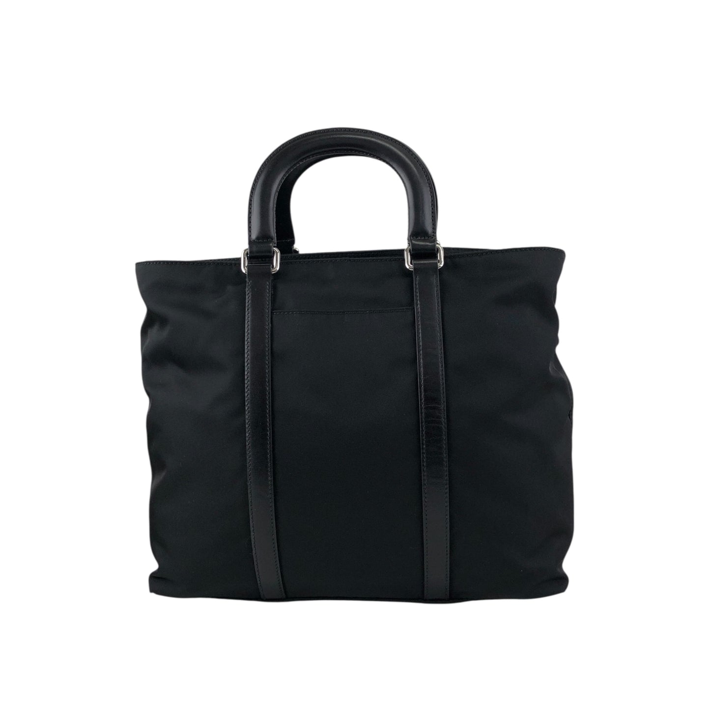 PRADA Tessuto Triangle Logo Two-way Handbag Shoulder bag Black Vintage xd7tr6