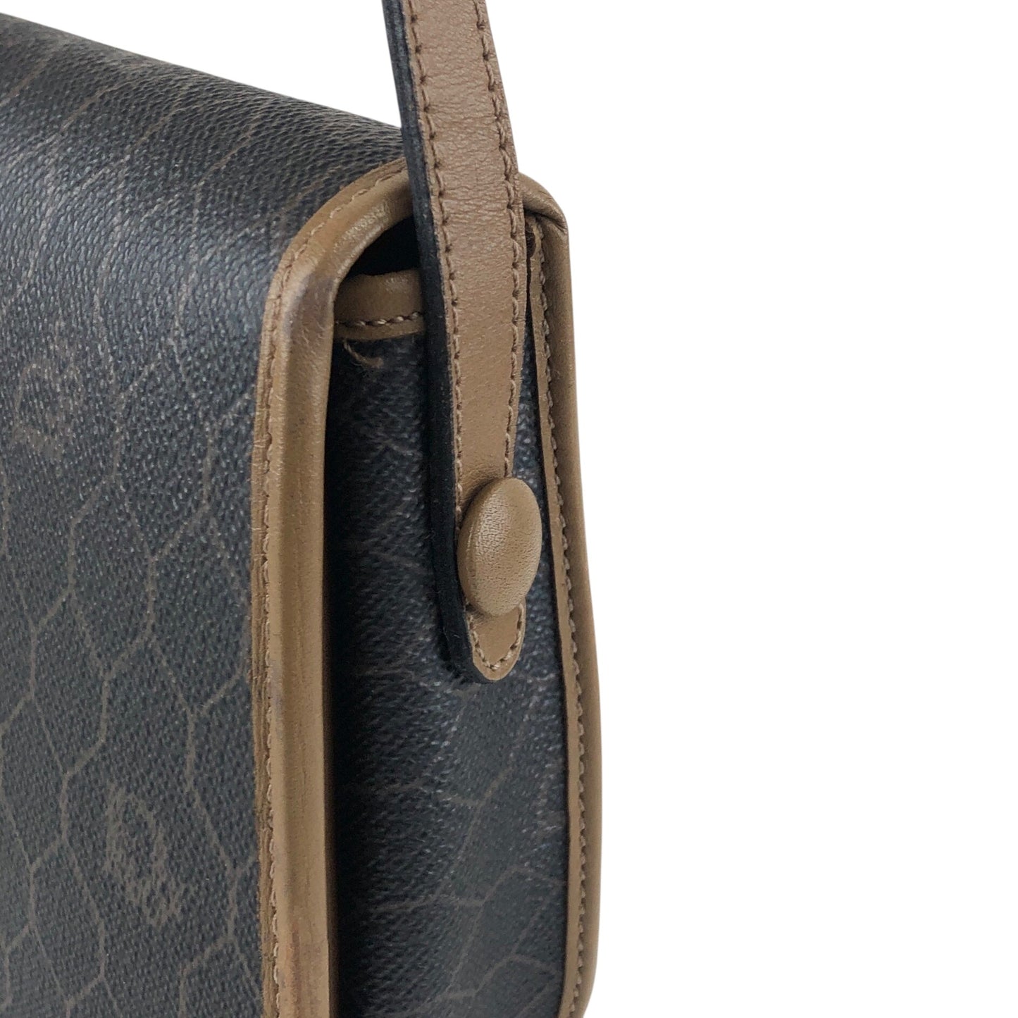 Christian Dior Honeycomb Pattern Small Shoulder bag Black Vintage 6h24uc