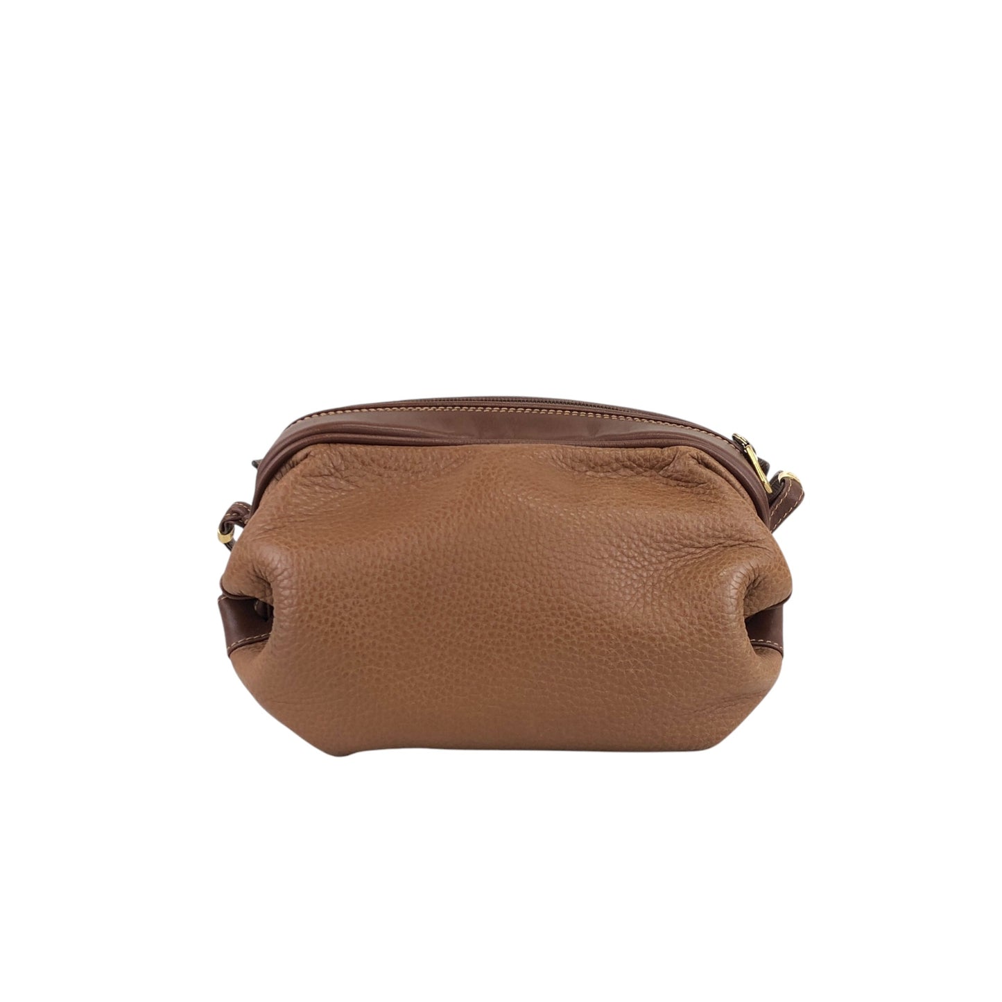 GUCCI Logo Small Shoulder bag Brown Vintage 6j6h7h