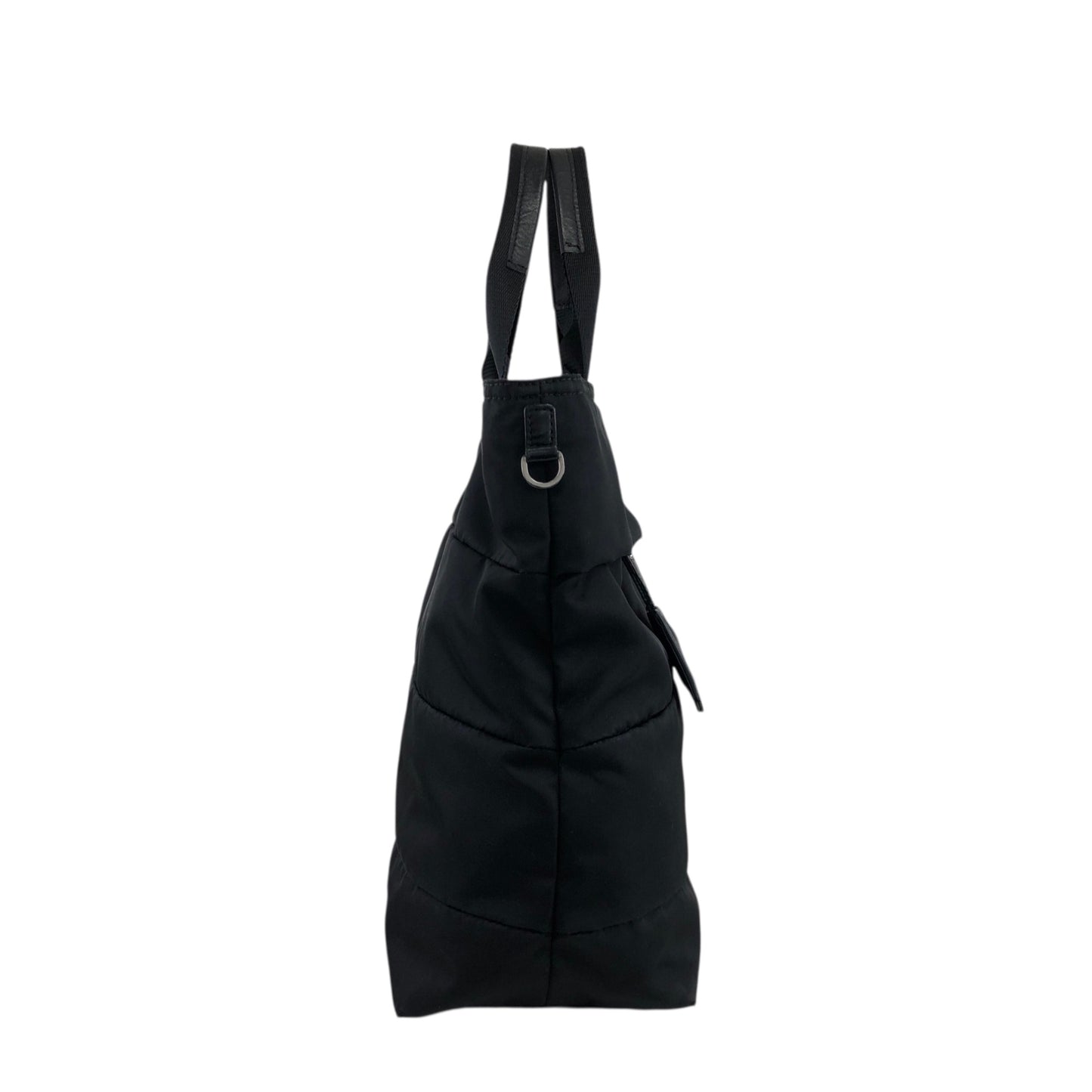 PRADA Triangle Logo Two-way Handbag Shoulder bag Black Vintage 2dea8w