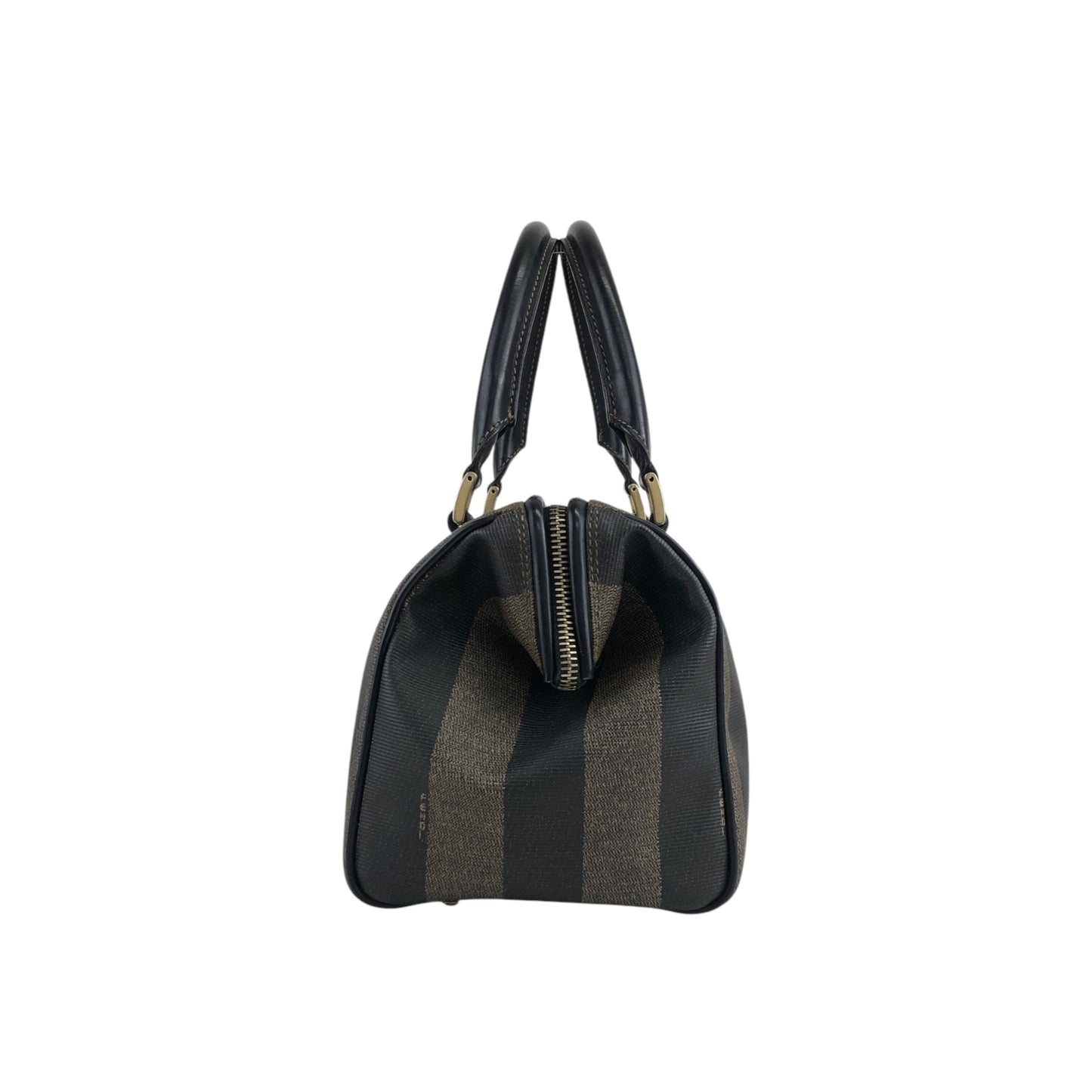 FENDI Pecan Two-way Small Boston bag Shoulder bag Black Vintage euc5vh