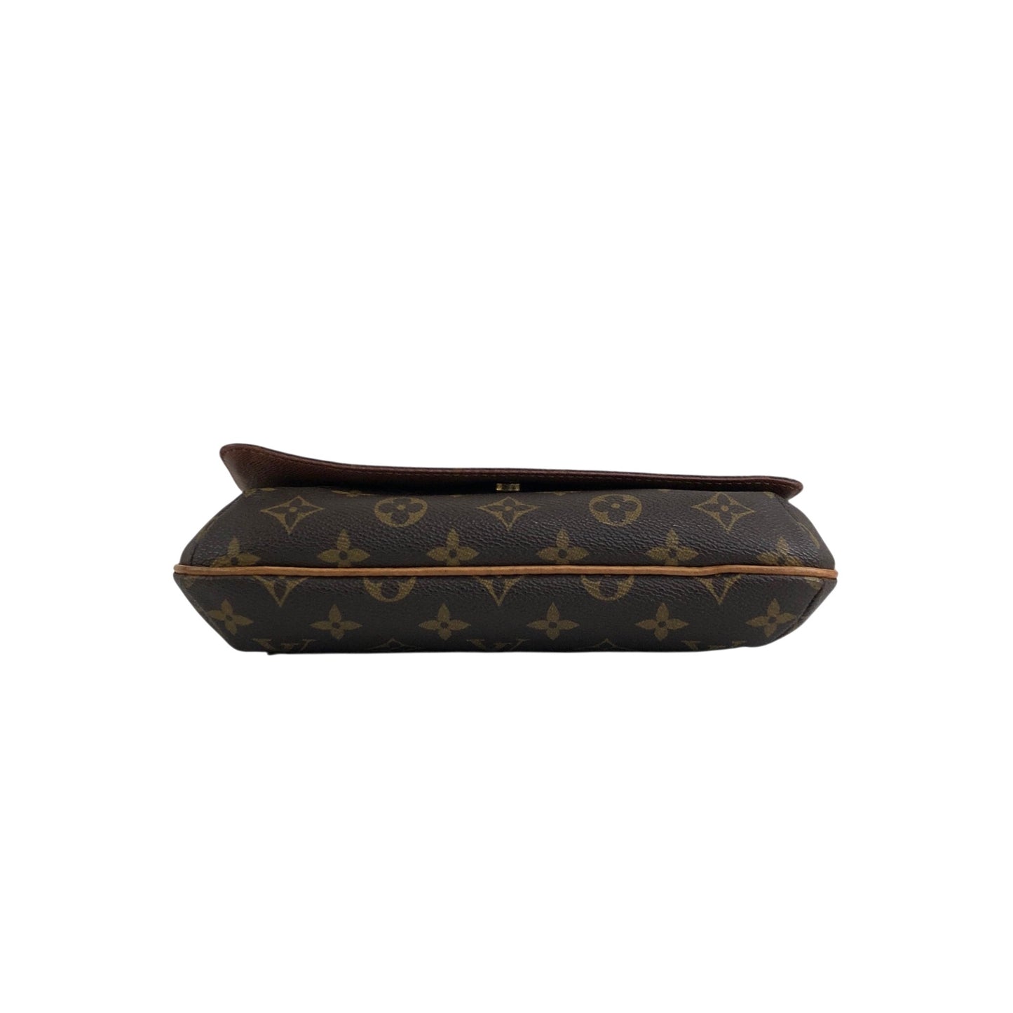 LOUIS VUITTON Monogram Shoulder bag Brown Vintage hhd3ec