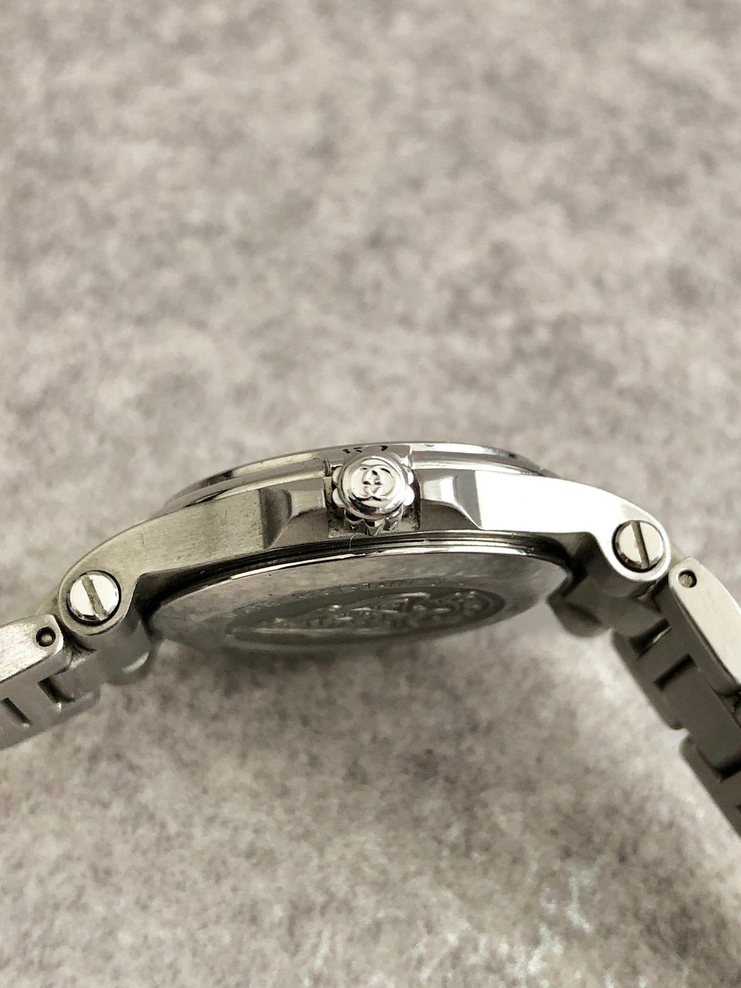 GUCCI Quartz Watch Silver Vintage 3025 g358dd