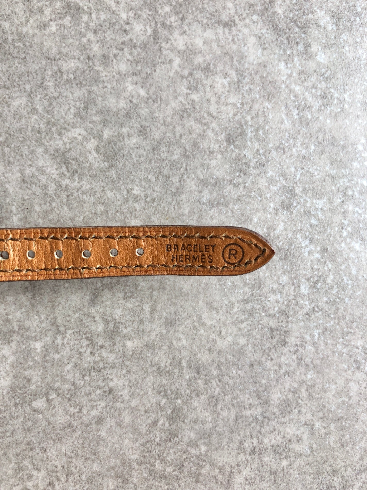 HERMES Serie Watch Brown Vintage pjrfdw