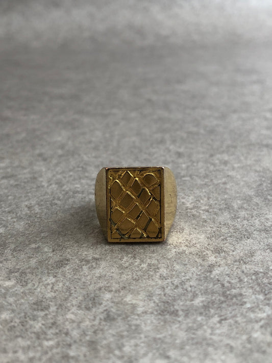 CELINE Ring Gold Vintage 2faadb