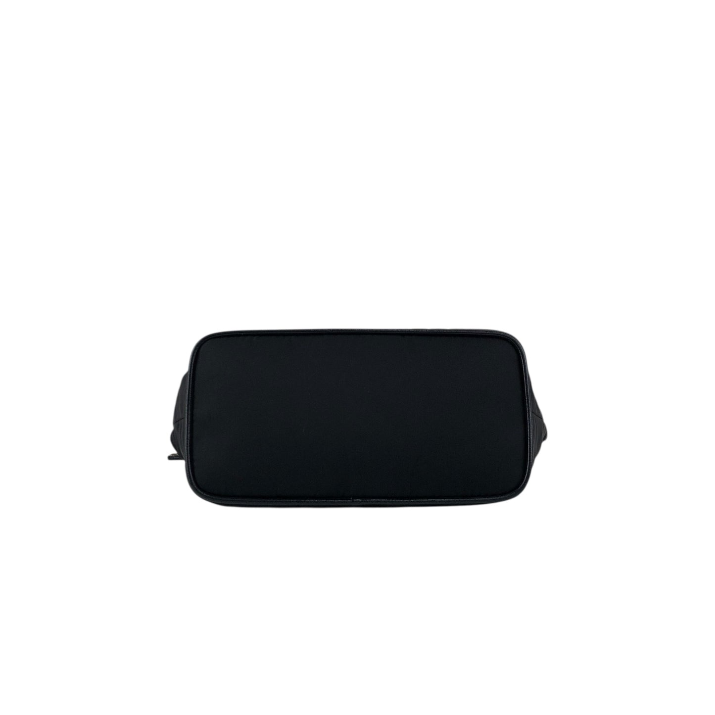 PRADA Tessuto Triangle Logo Small Handbag Black Vintage 2efib2