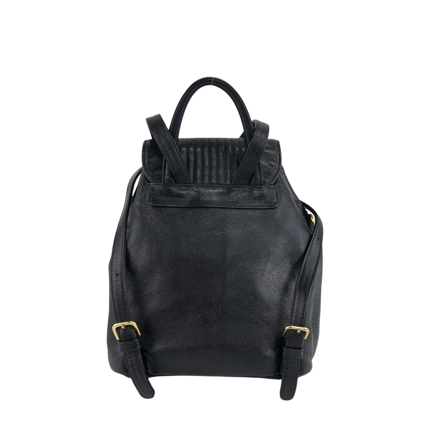 VALENTINO GARAVANI Medal Motif Backpack Black Vintage y7zdsr