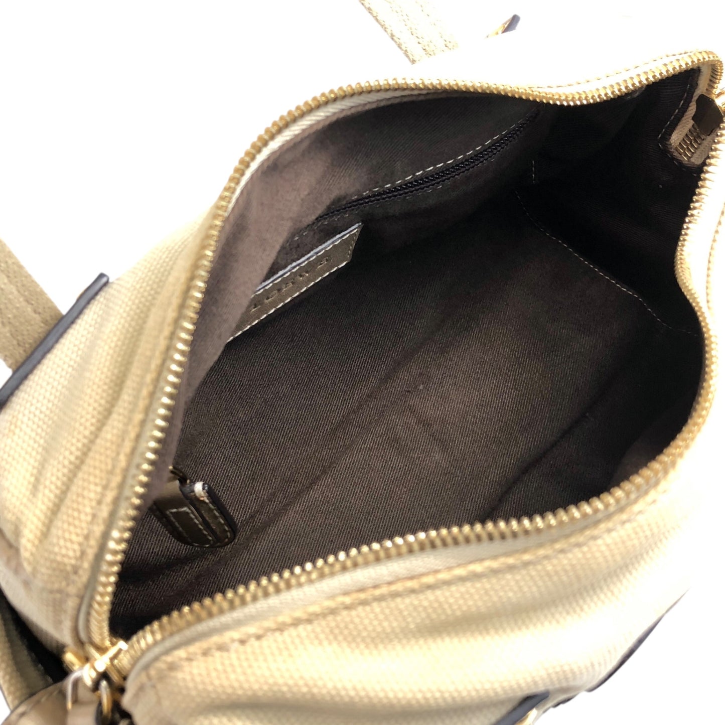 LOEWE Anagram Handbag Beige Vintage pf5sjv