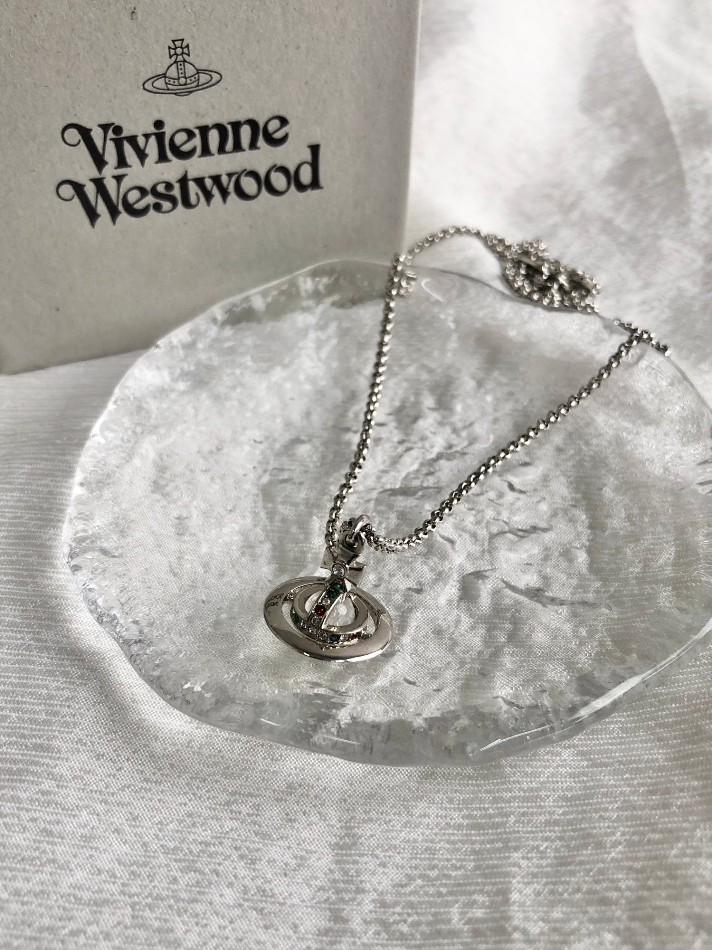 Vivienne Westwood Necklace Silver Vintage gigfs5