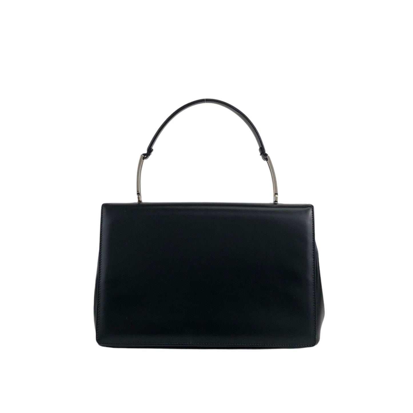 Salvatore Ferragamo Top Handle Handbag Black Vintage sca6k6