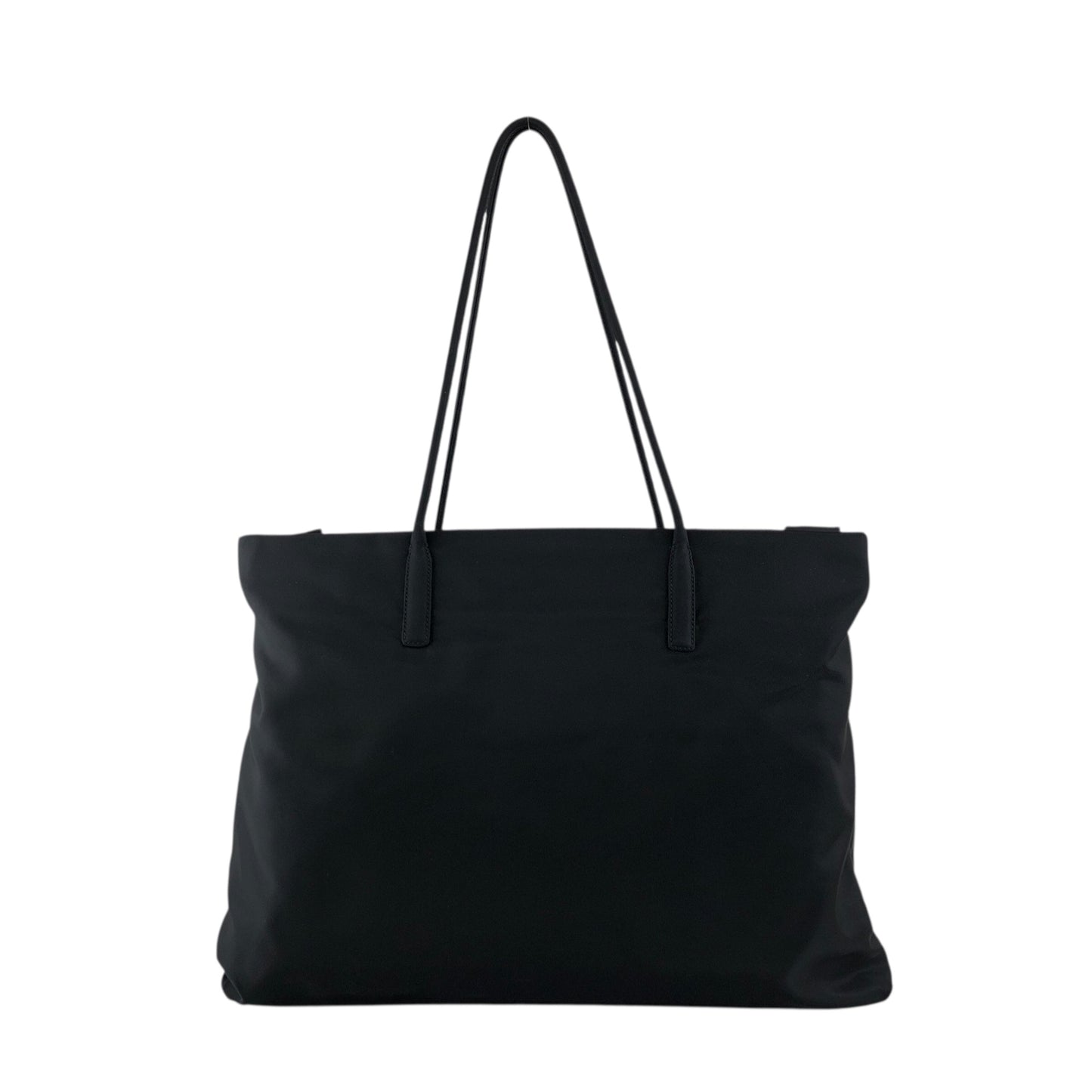 PRADA Tessuto Triangle Logo Totebag Black Vintage mi5jiw