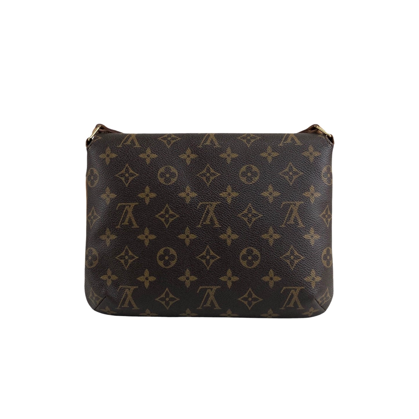 LOUIS VUITTON Monogram Shoulder bag Brown Vintage hhd3ec