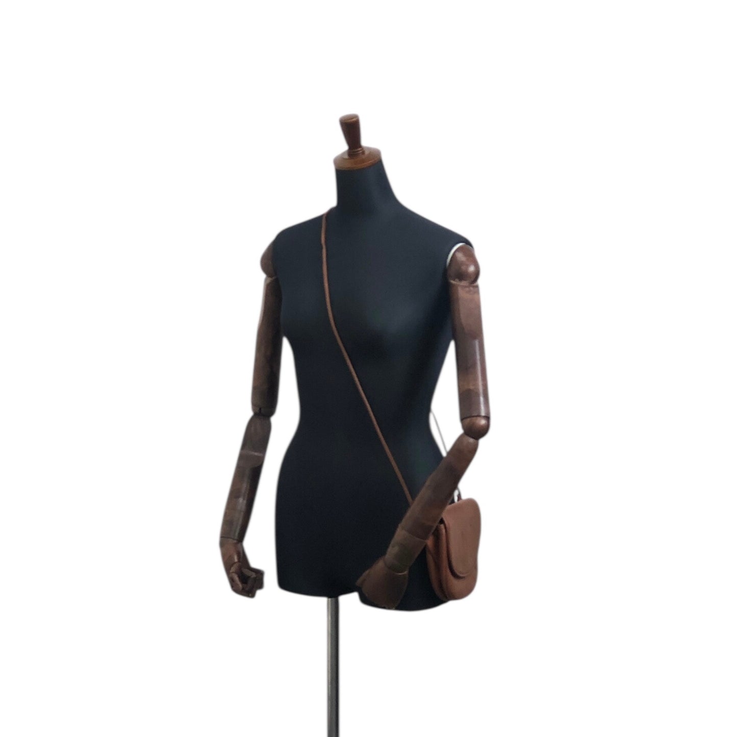 CELINE Blason Round Shoulder bag Brown Vintage krviby