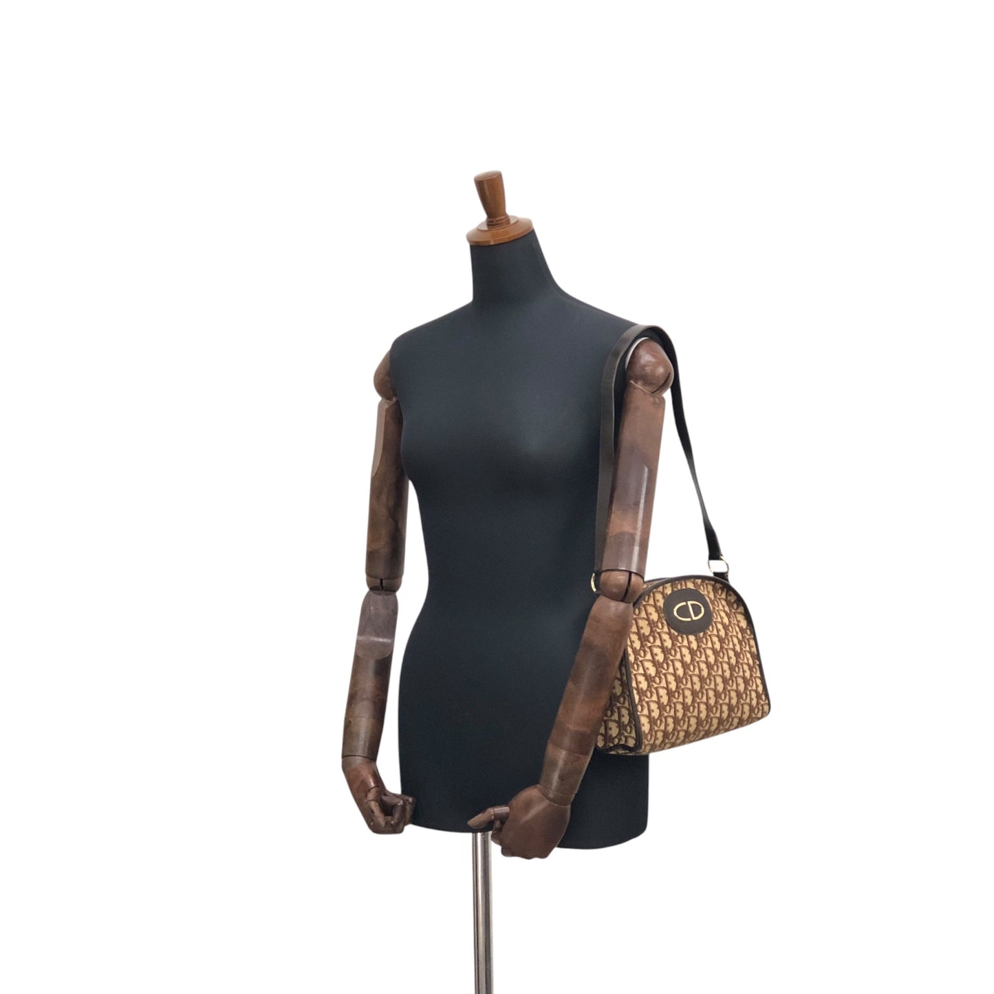 Christian Dior Trotter Shoulder bag Brown Vintage hxyich