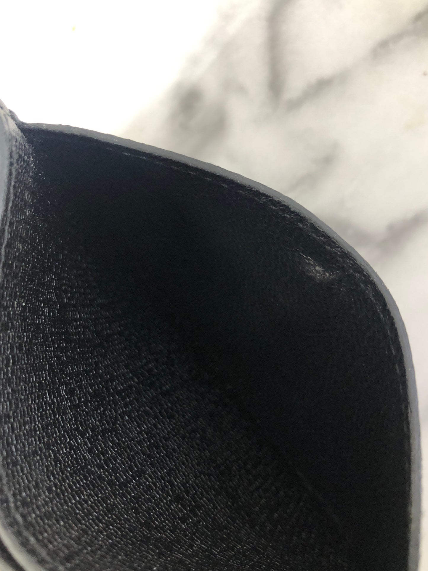 Yves Saint Laurent 皮革卡夾 黑色 復古 4bm2fd