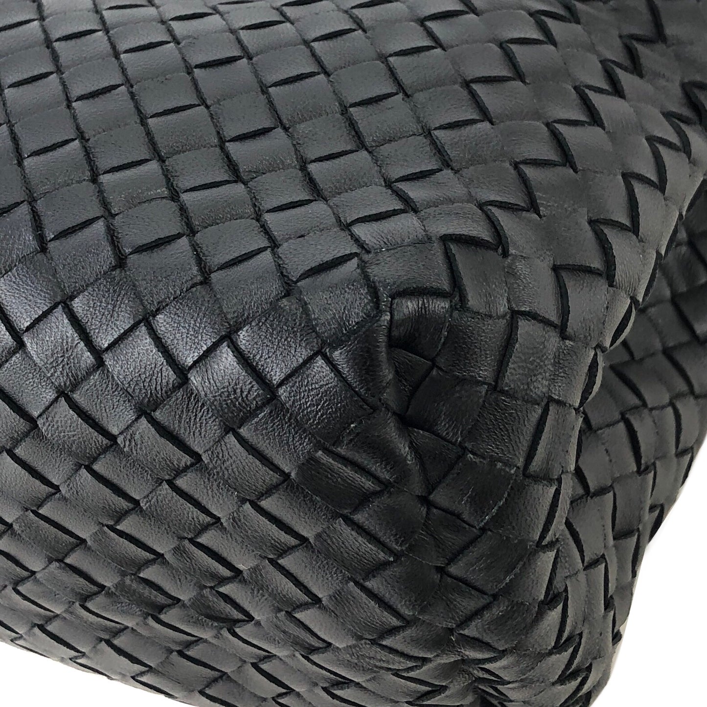 Bottega Veneta 皮革鏈條托特包 黑色 復古 rses7r
