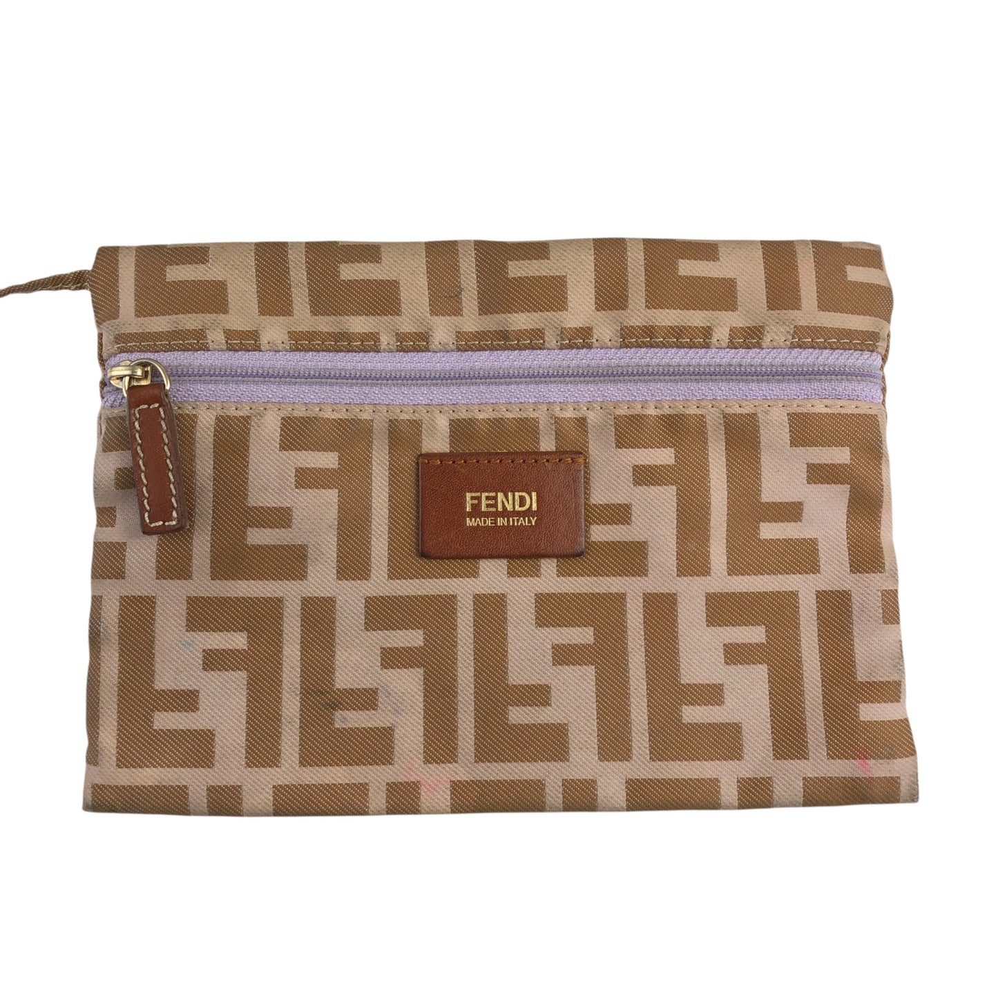 FENDI Zucca Totebag Beige Vintage knpjzs