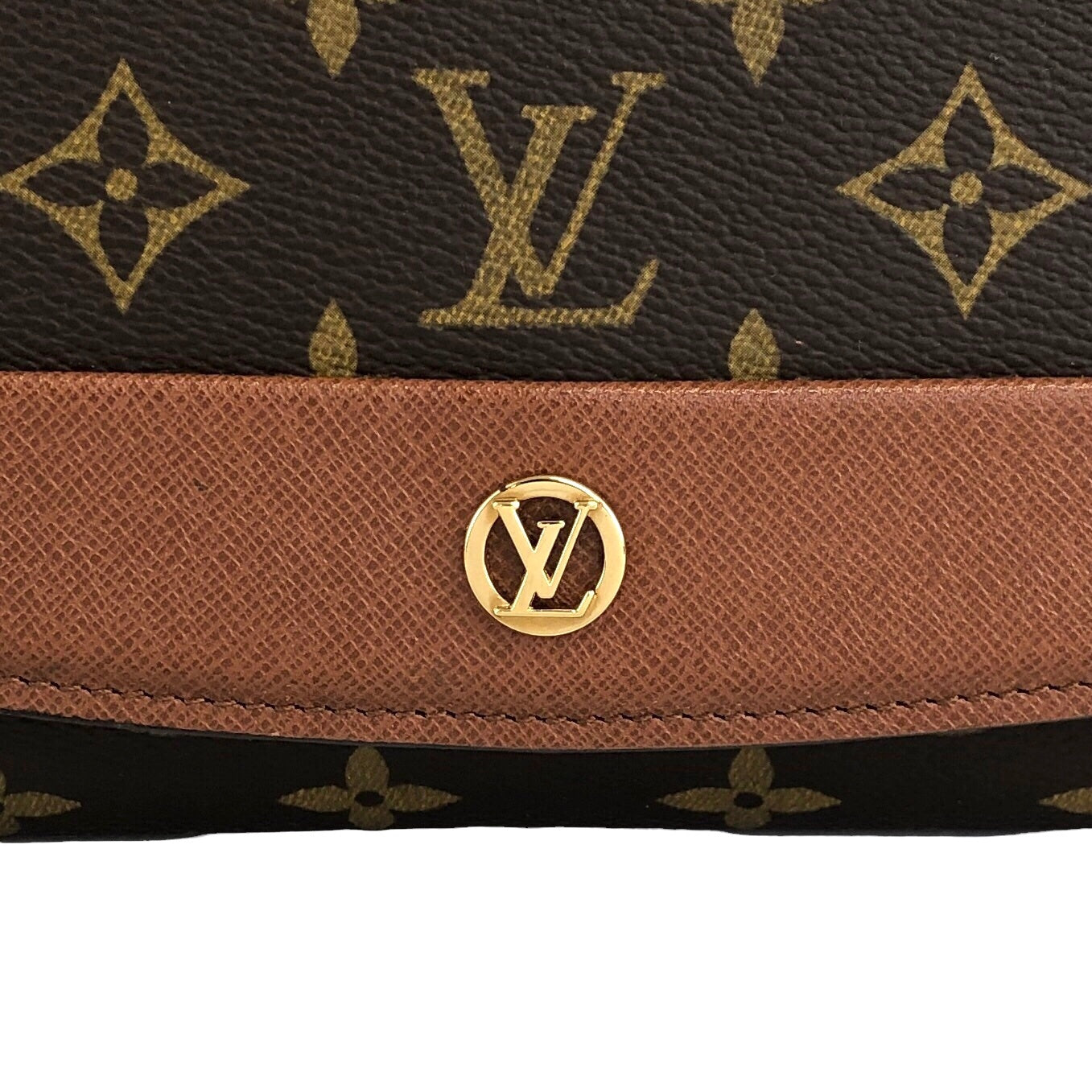 LOUIS VUITTON Monogram Shoulder bag Brown M51797 Vintage djkecm