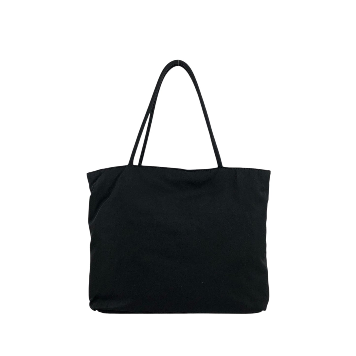 PRADA Triangle Logo Totebag Black Vintage z3ewpi