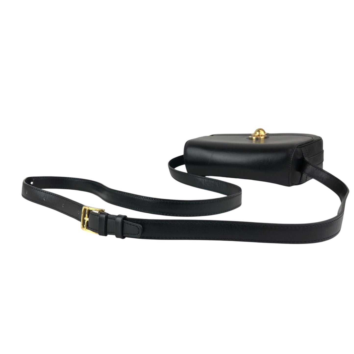 CELINE Starball Shoulder bag Black Vintage 7skrtb