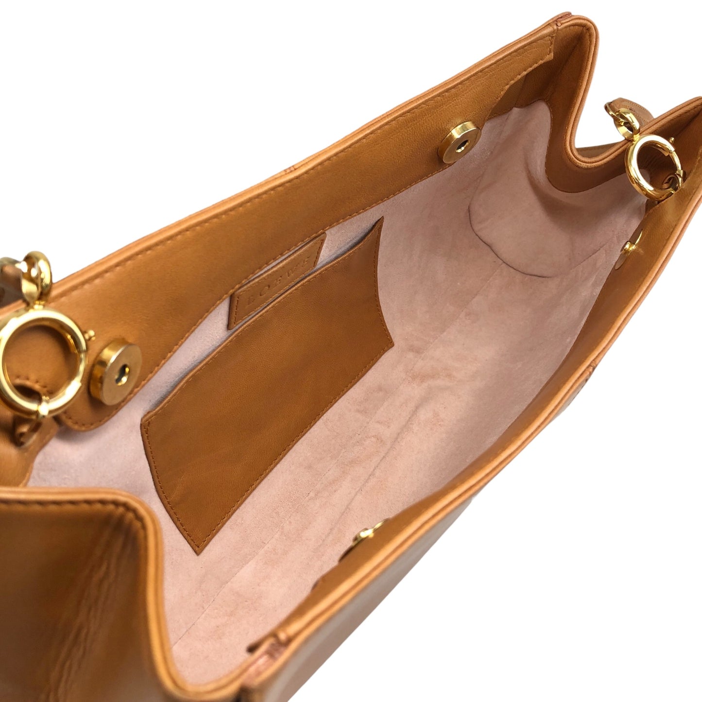 LOEWE Anagram Motif Shoulder bag Camel Vintage hkfnkp