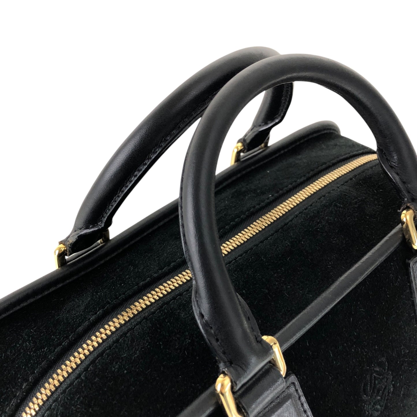 LOEWE Amazona28 波士頓包 手提包 黑色 復古 skijmf