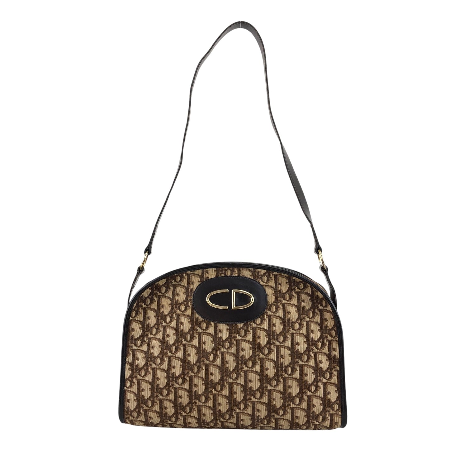 Christian Dior Trotter Shoulder bag Brown Vintage hxyich