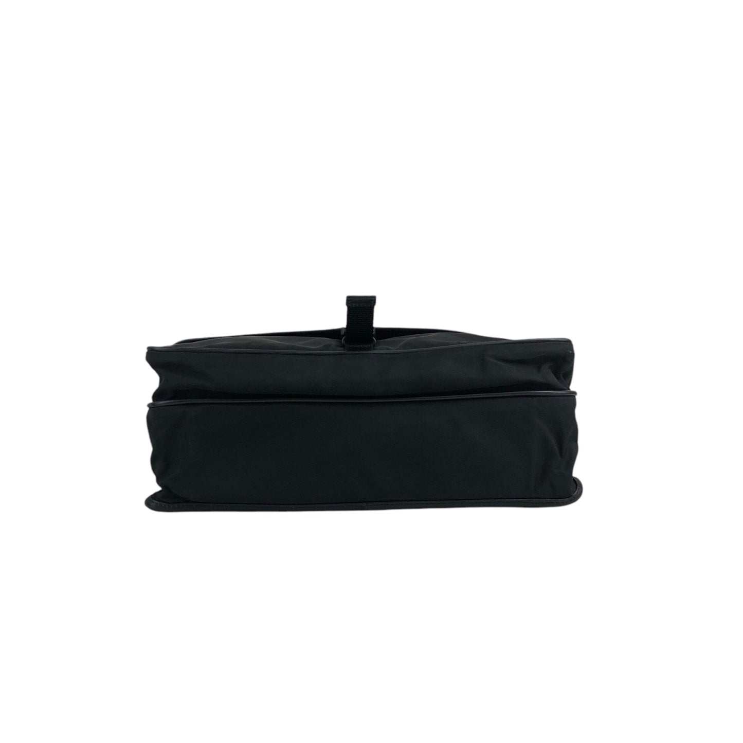 PRADA Triangle Logo Shoulder bag Black Vintage yp8wu5