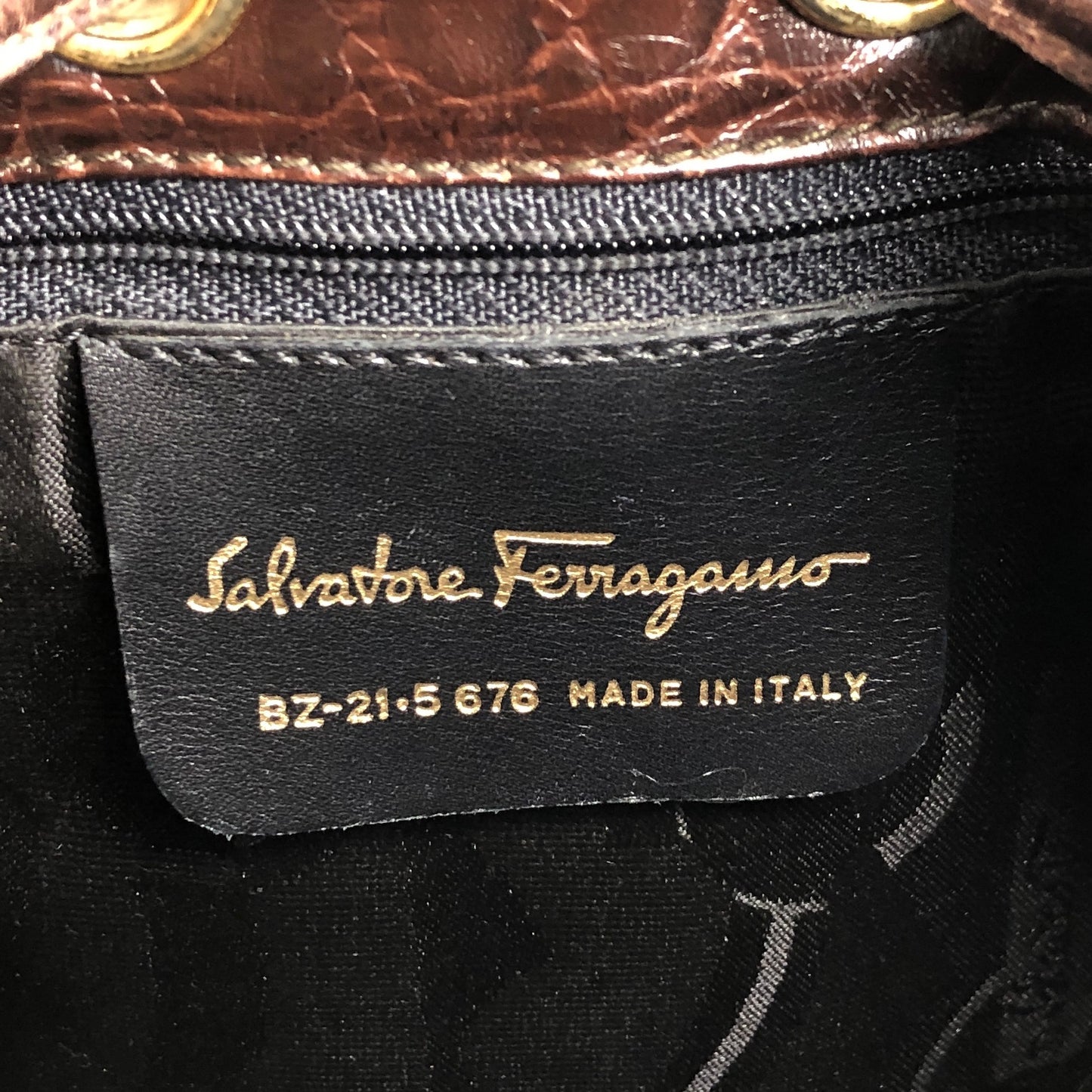 Salvatore Ferragamo Vala Backpack Brown Vintage 5t6wvc