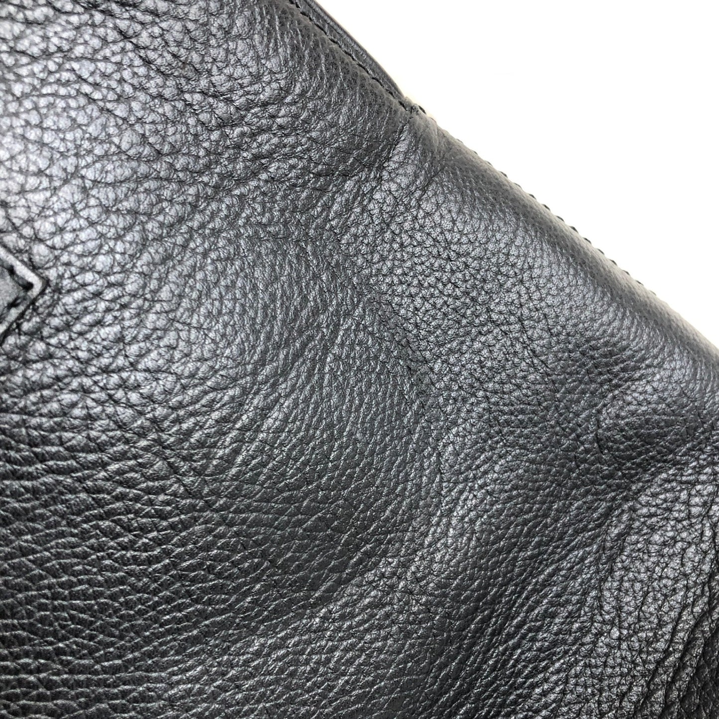 CELINE Toggle Clasp Shoulder bag Totebag Black Vintage hvdkxg