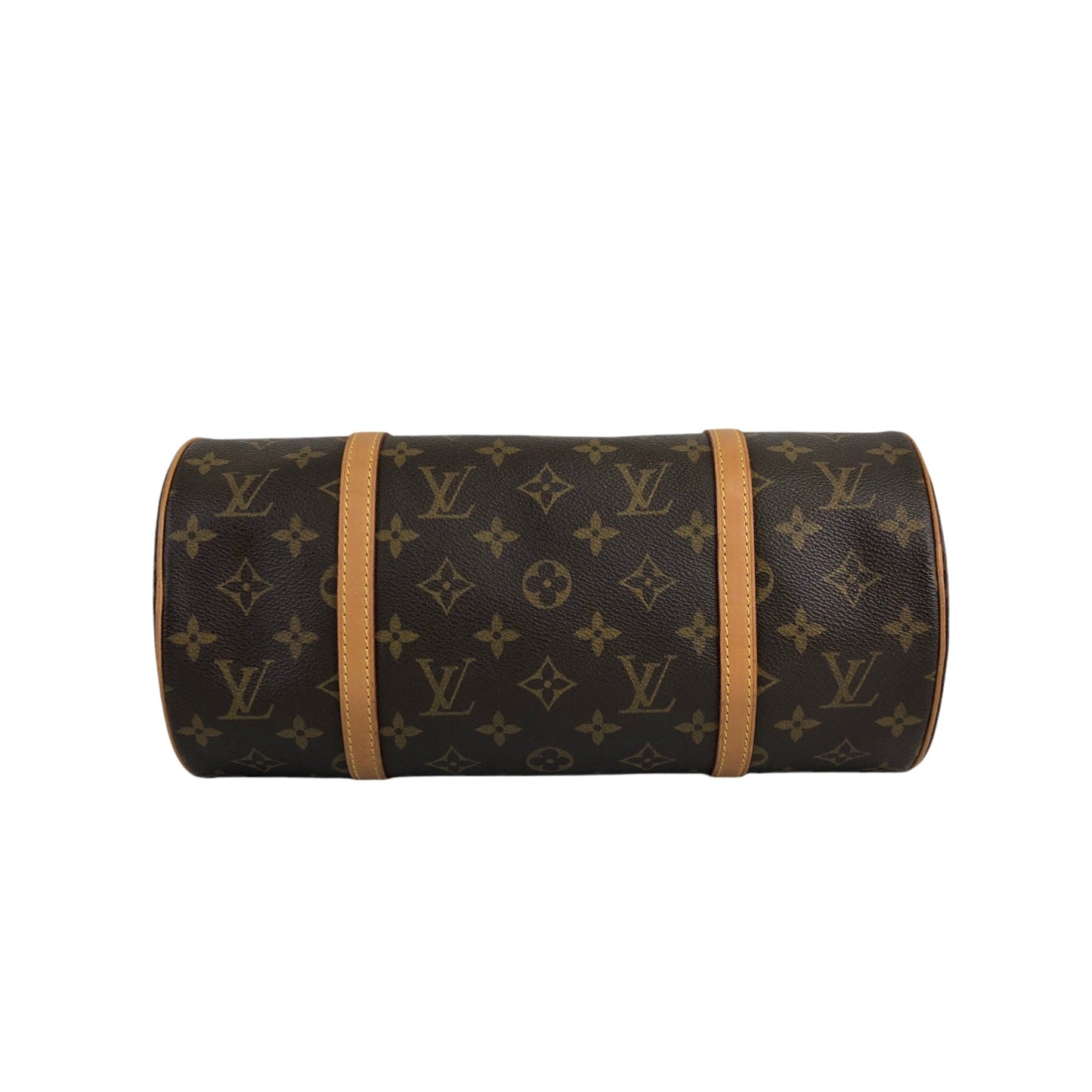 LOUIS VUITTON Monogram Handbag Brown Vintage jzv6c8