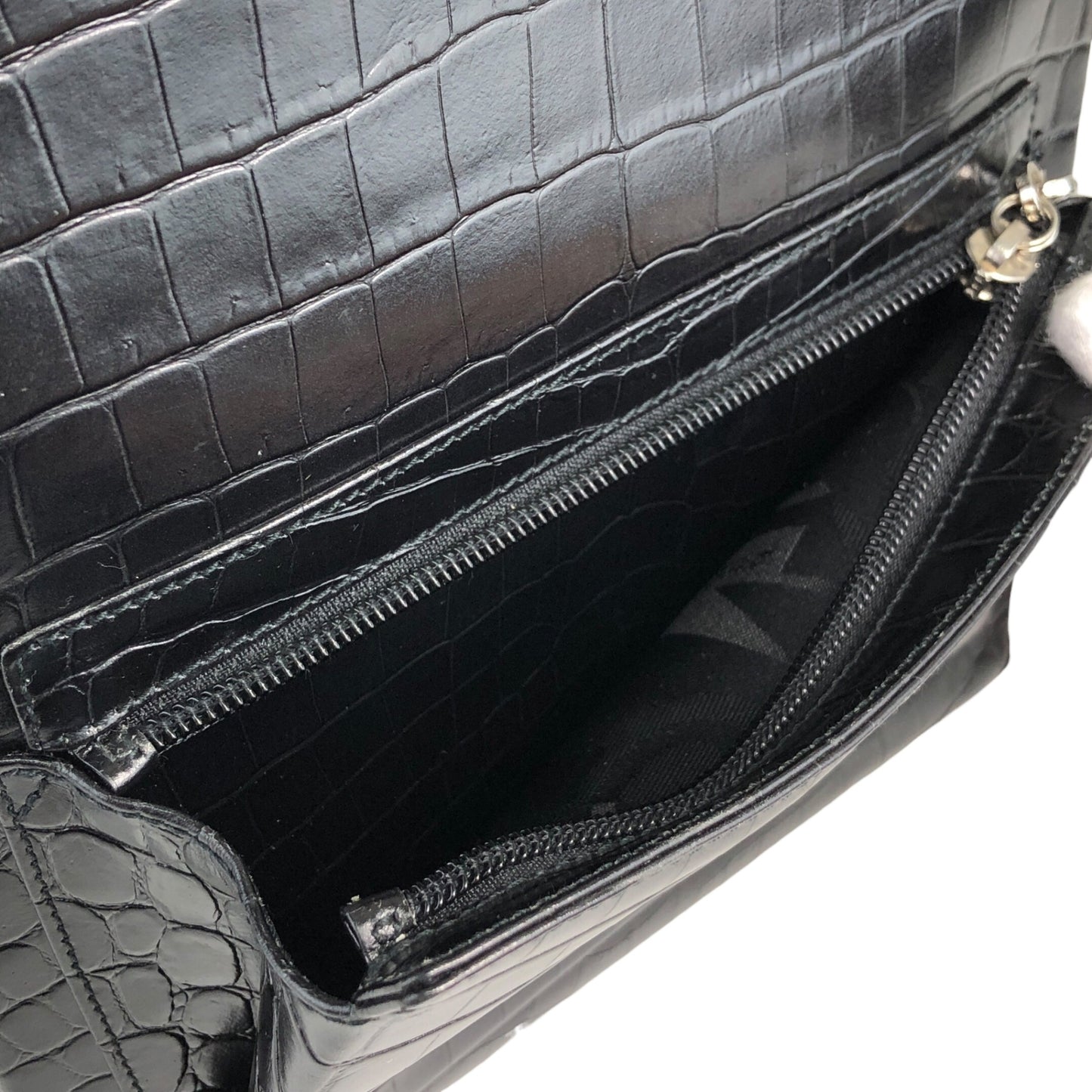 Salvatore Ferragamo Gancini Shoulder bag Black Vintage gpf38m