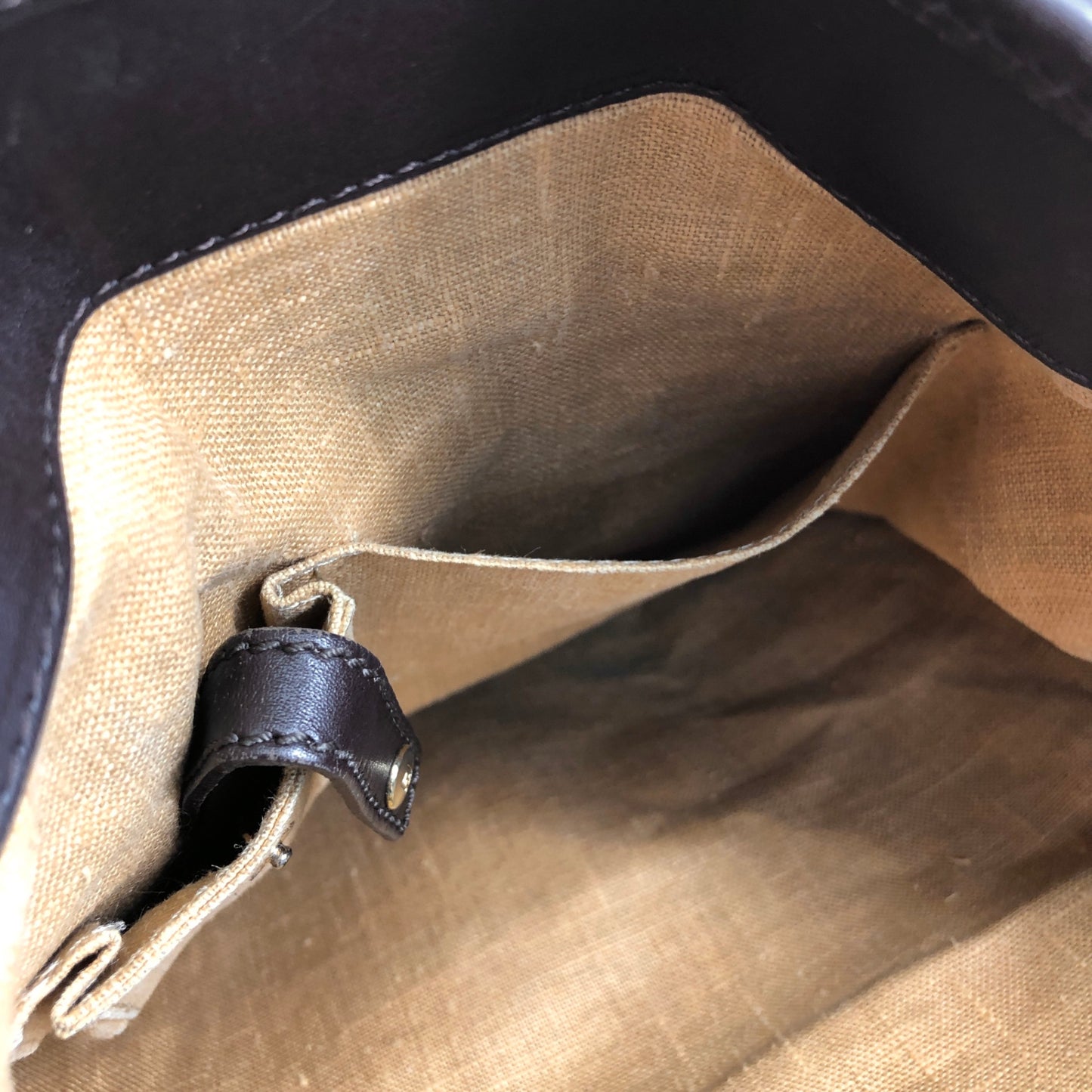 FENDI Zucca Front Buckle Totebag Brown Vintage dirw6v