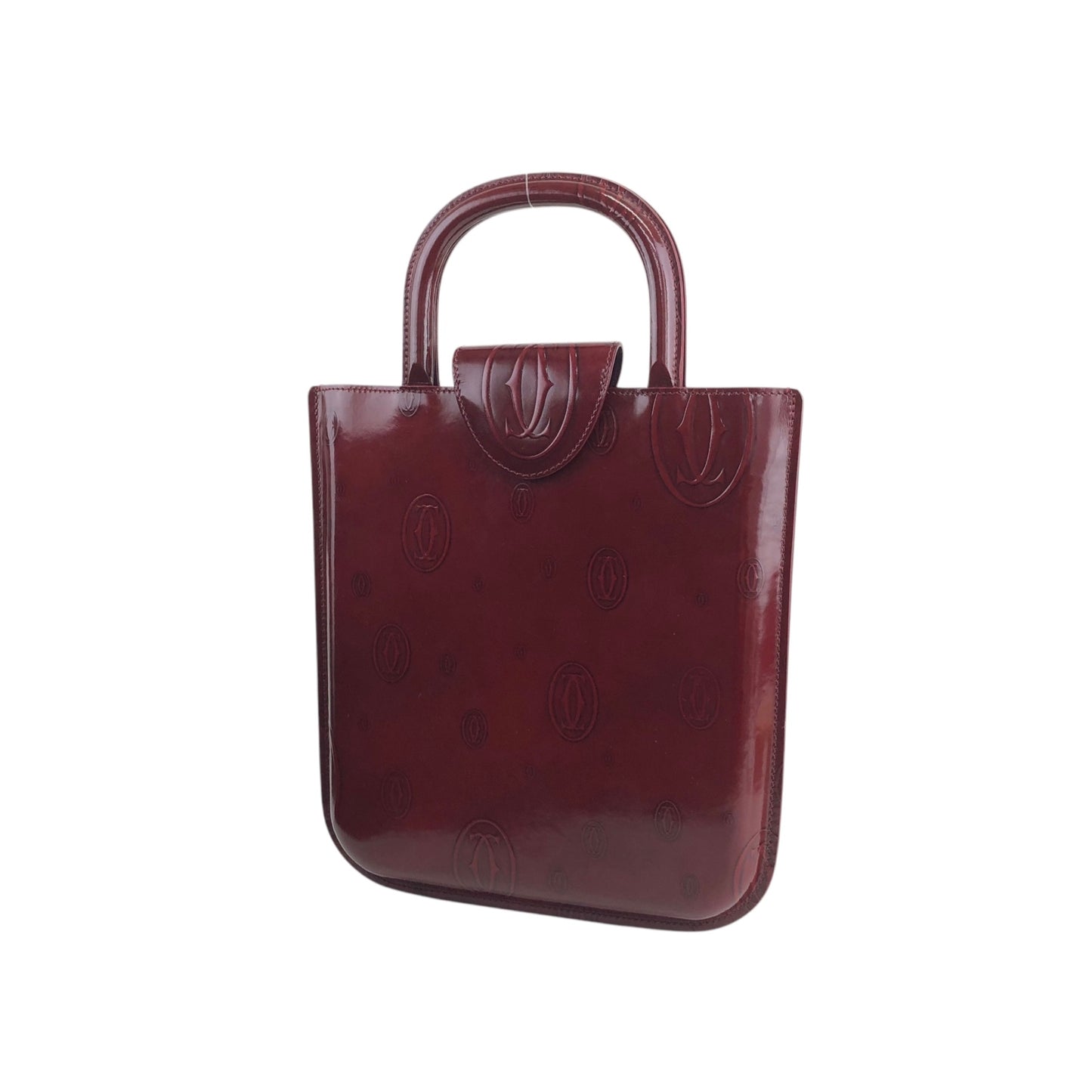 Cartier Handbag Red Vintage 6ntyn7
